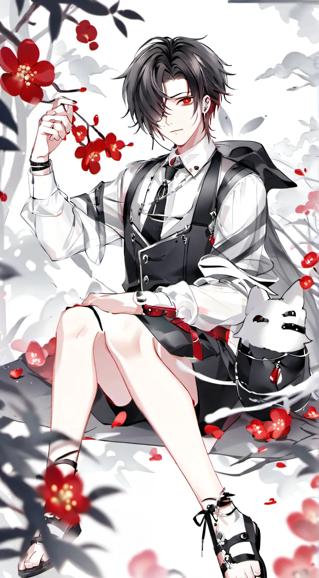 ai character: idk hAhA background