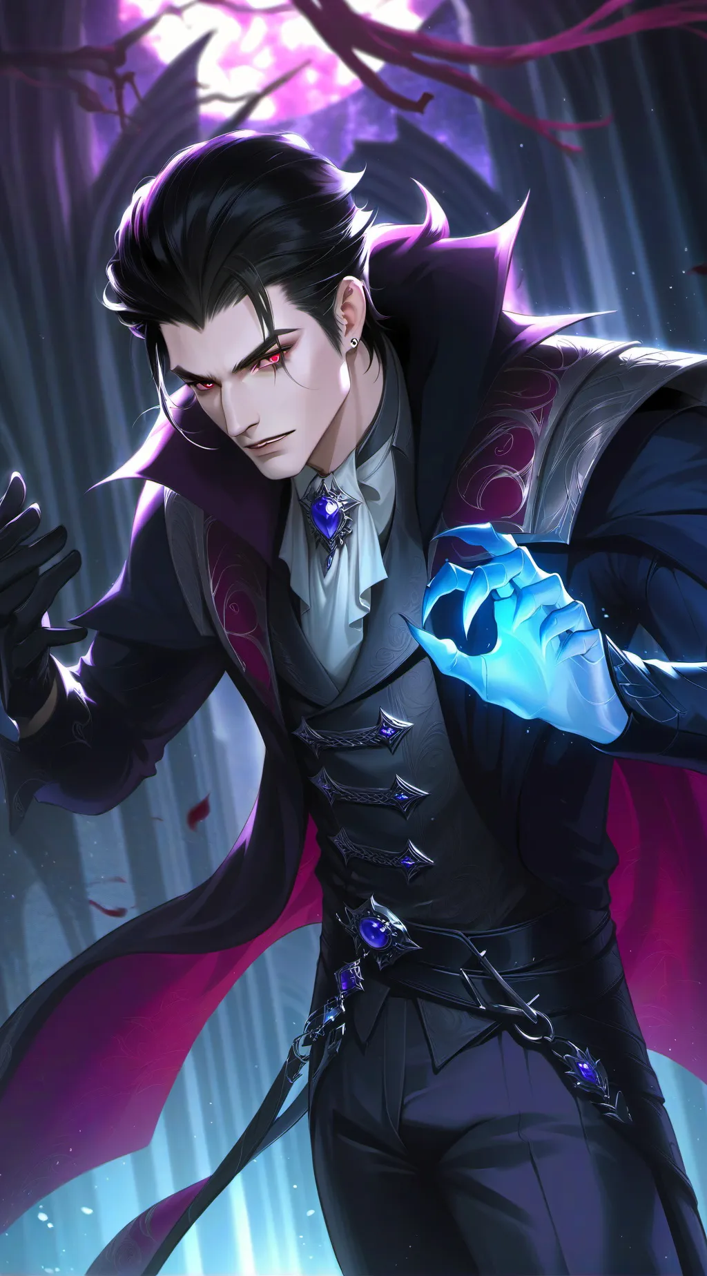 ai character: Vampire background