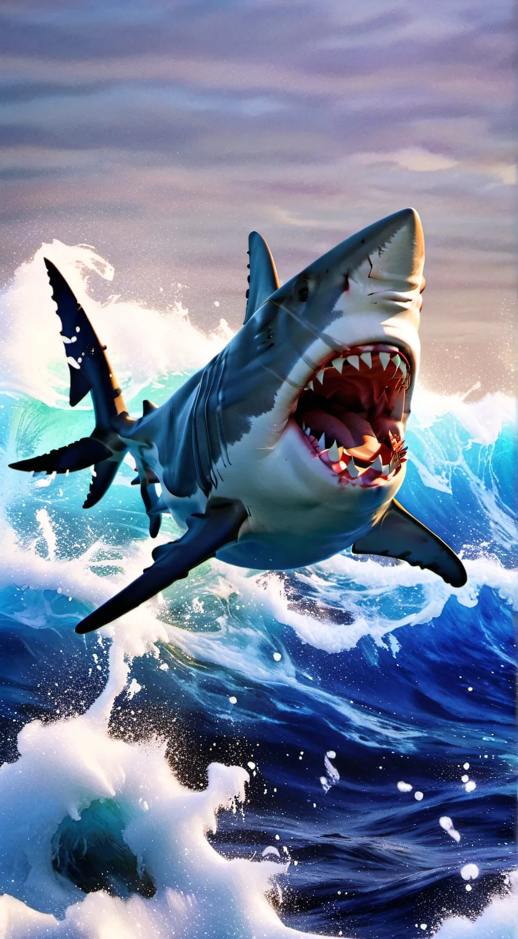 ai character: tralero tralala background