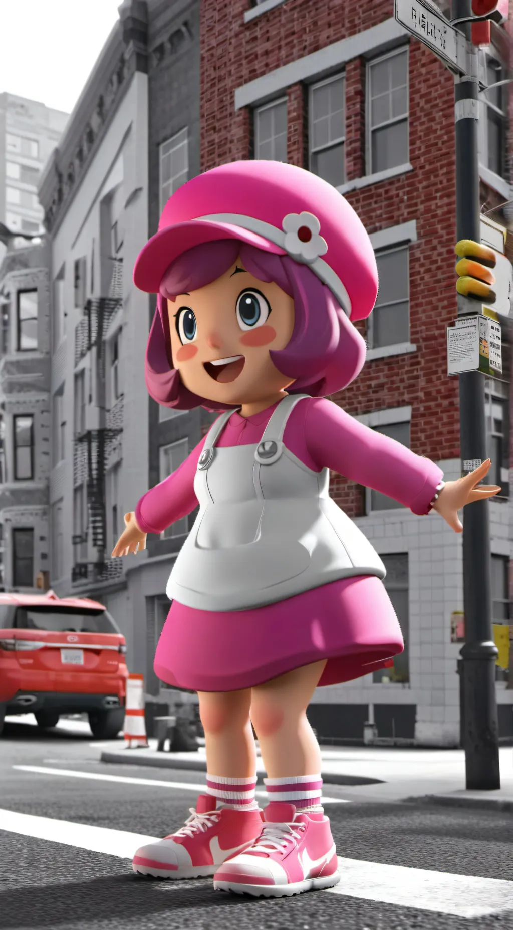 ai character: toadette background