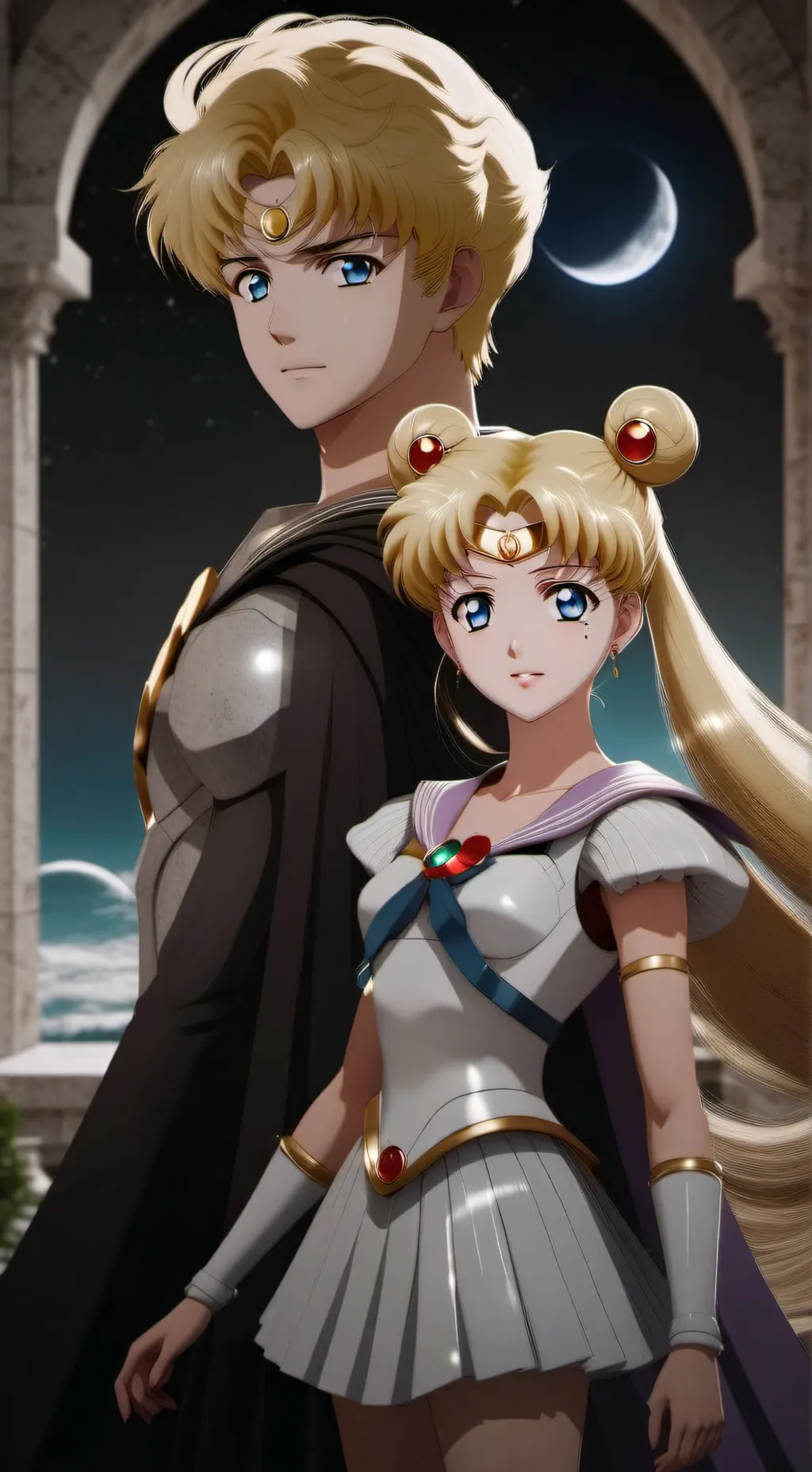 ai character: Mamoru Chiba background