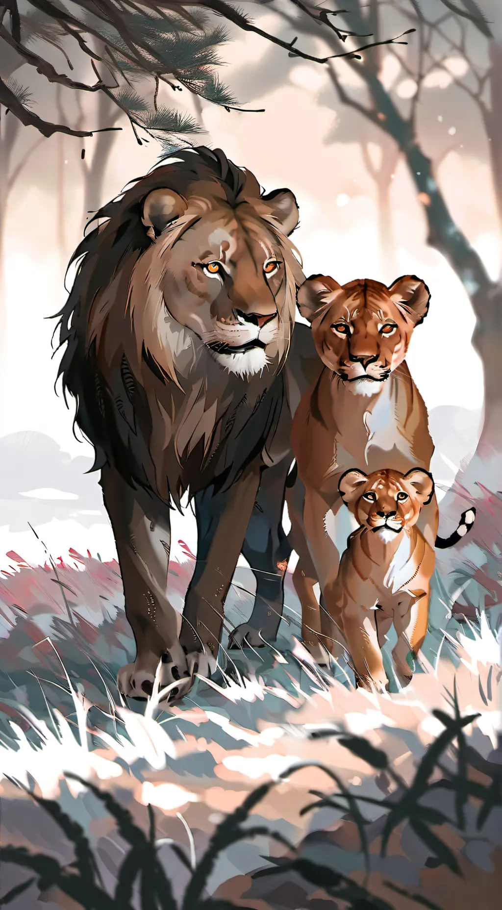 ai character: A Lion's Pride Rp background