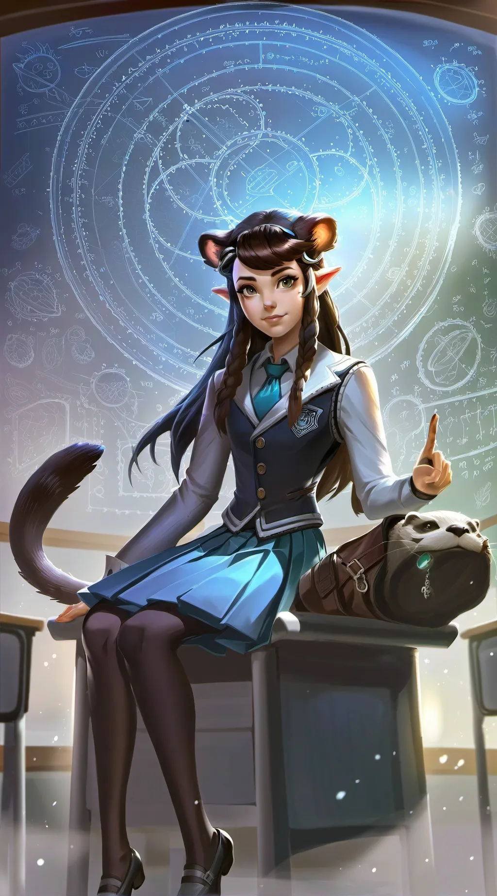 ai character: Sarah background