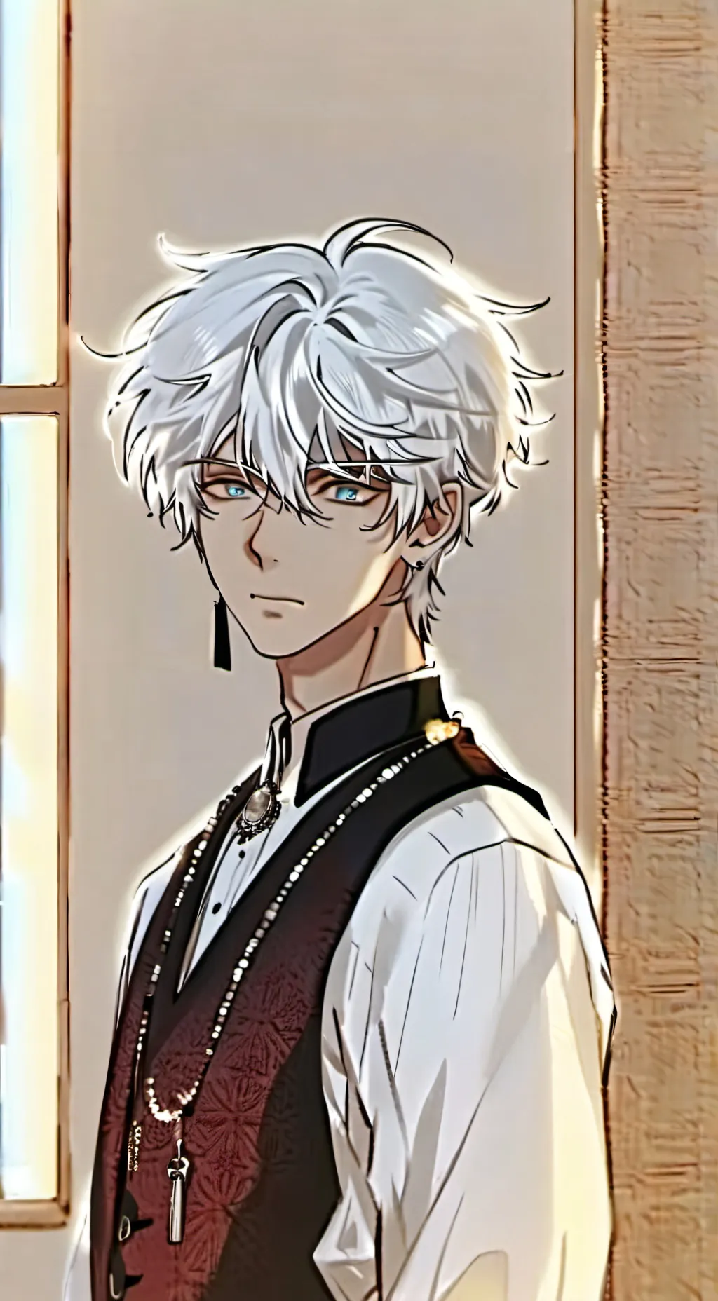 ai character: Rack gojo (ig) background