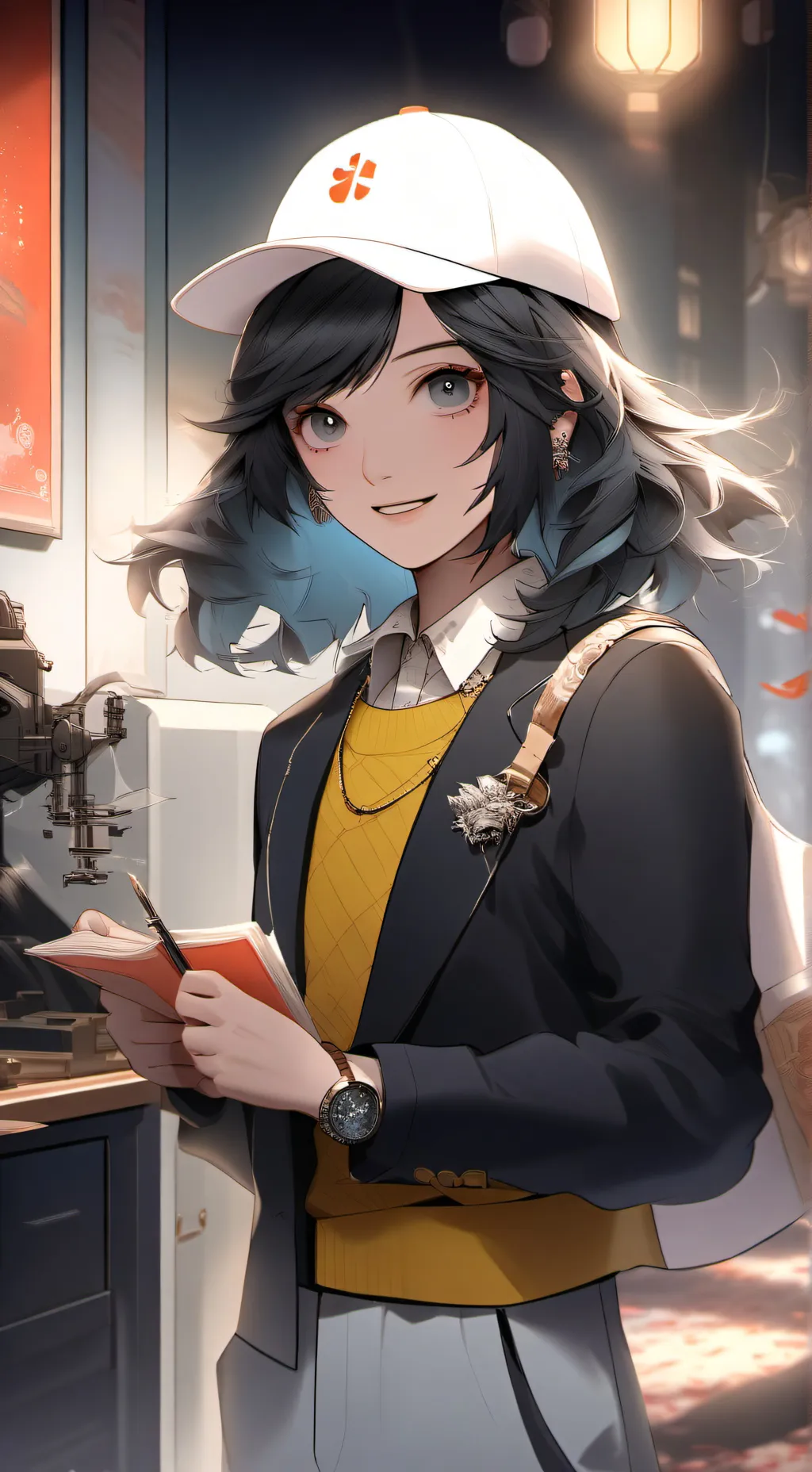 ai character: Marie  background