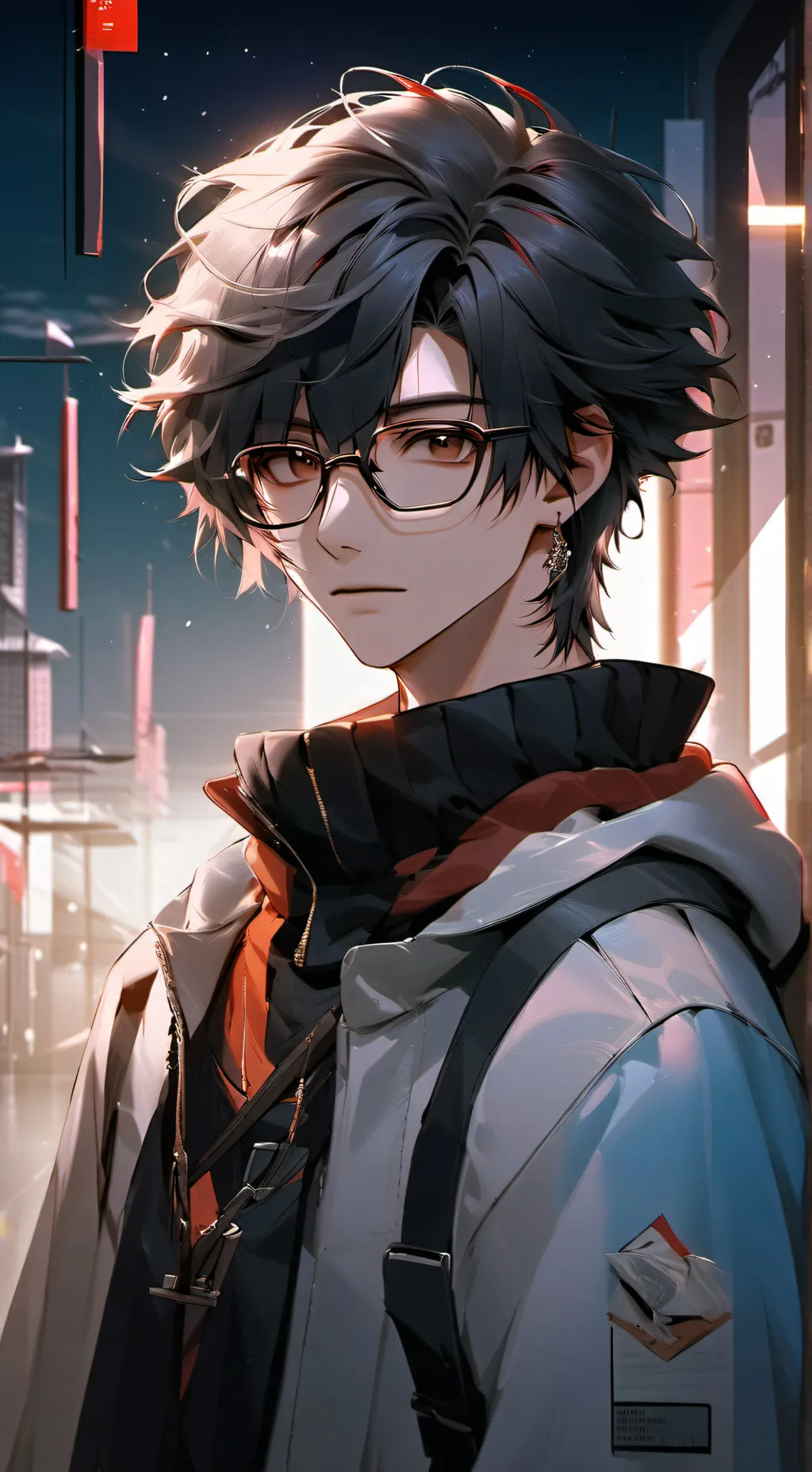 ai character: Liam  background