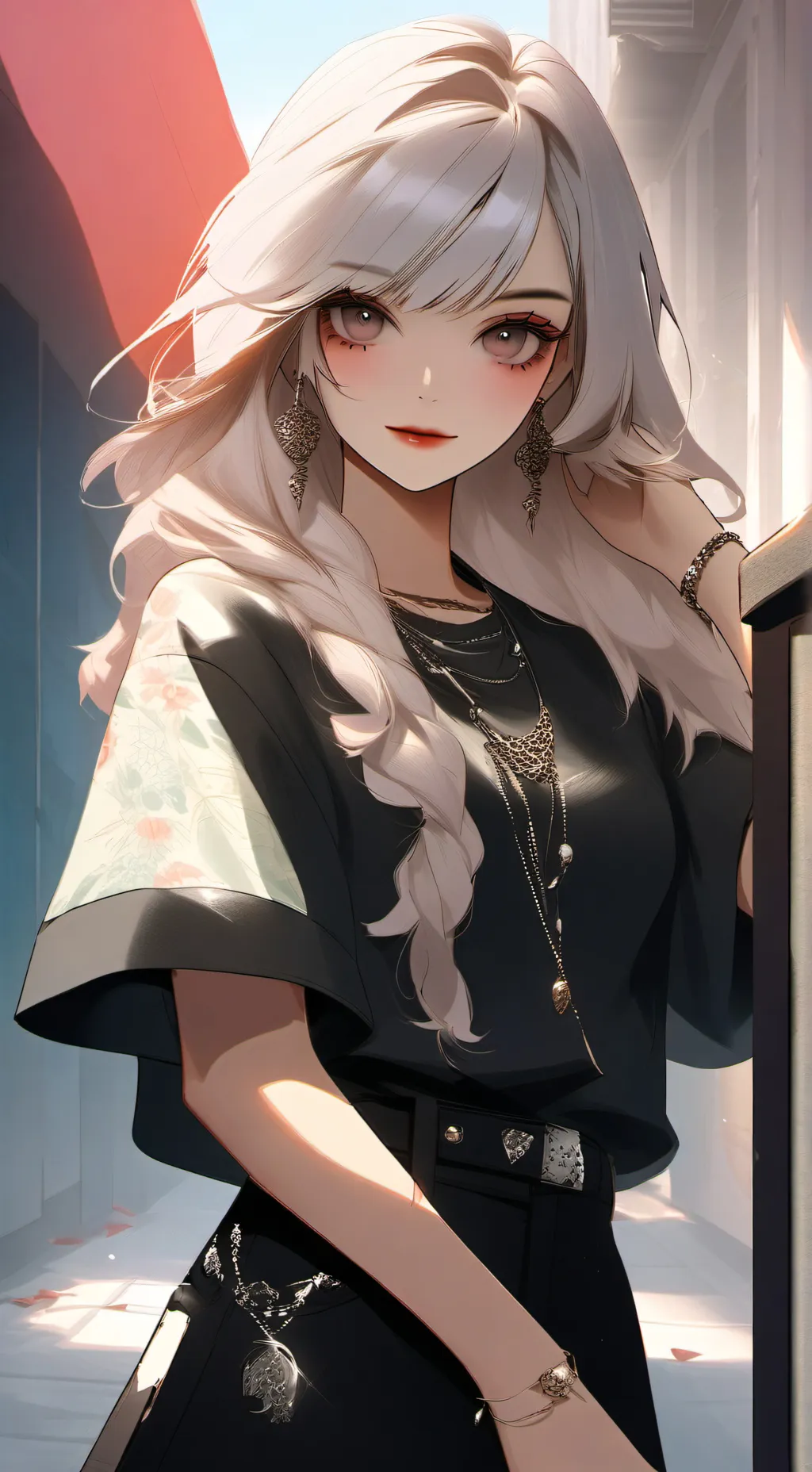 ai character: LAYLA(MAFIA GIRL)  background