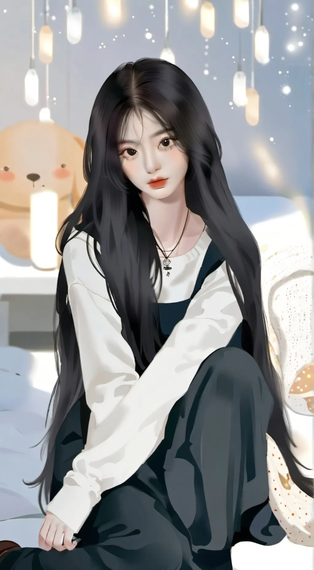 ai character: SKZ+BABYMONSTER background