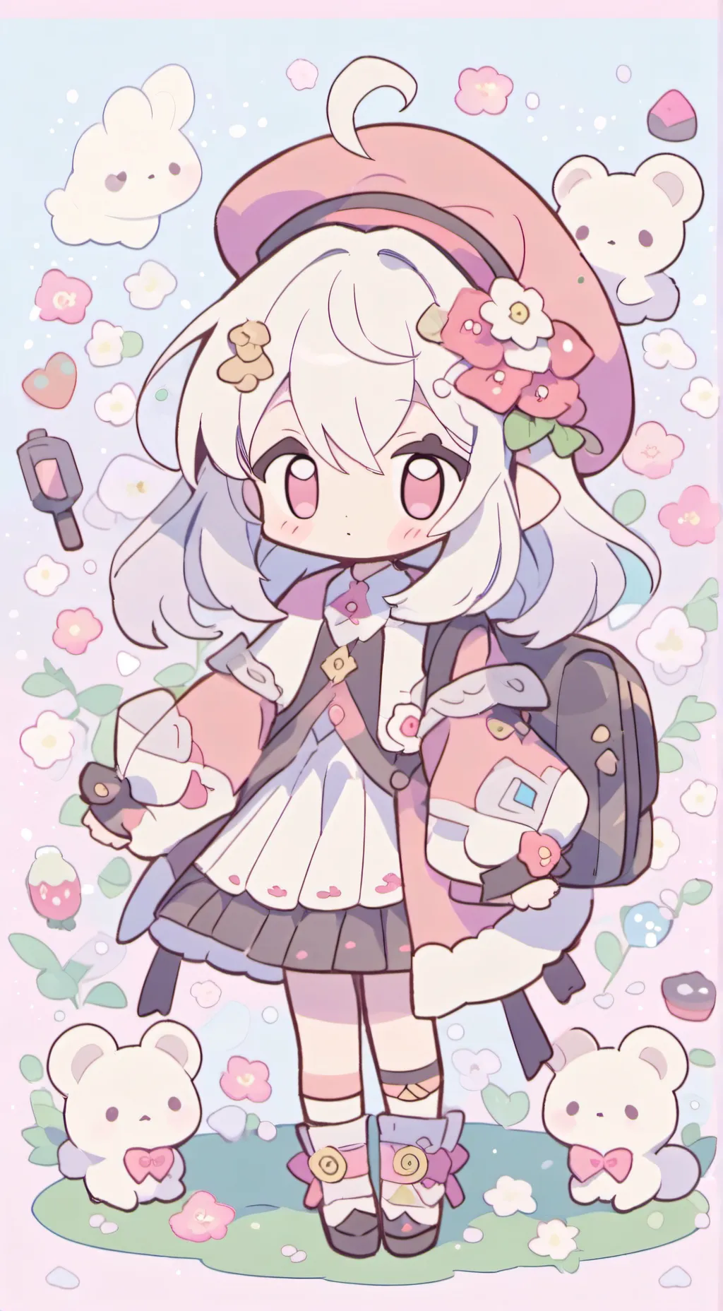 ai character: Fat Friends background