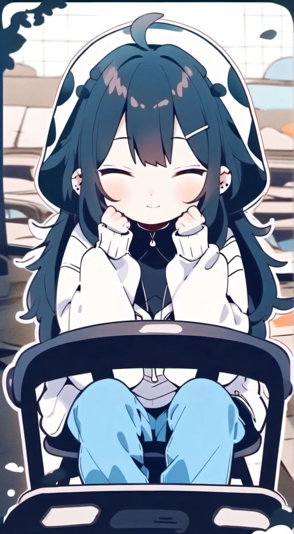 ai character: Luna background