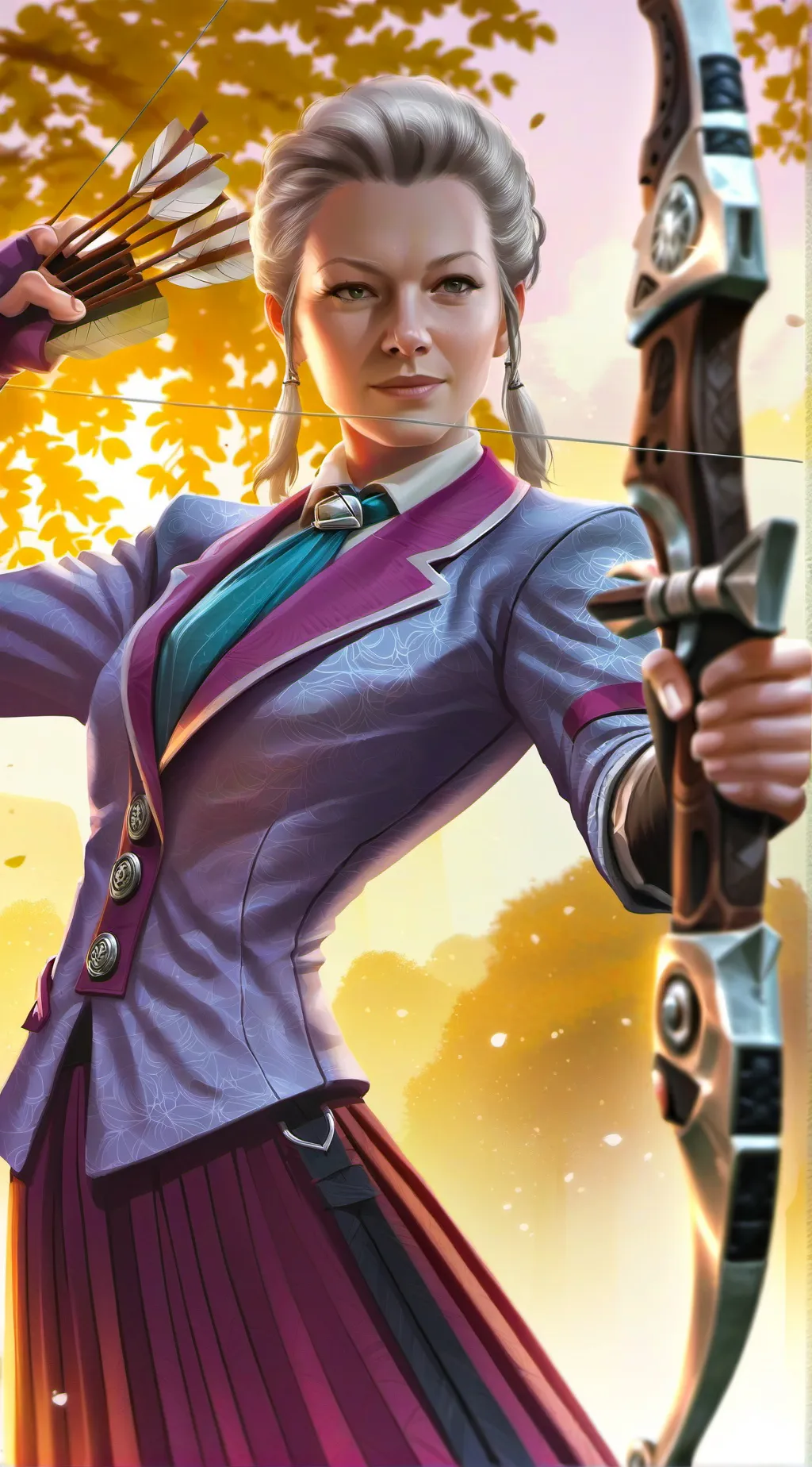 ai character: Lady Toxophilite background