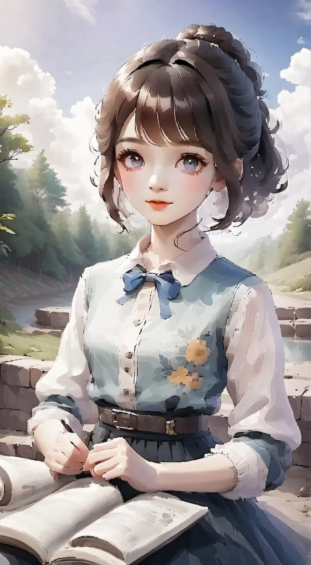 ai character: stacey background