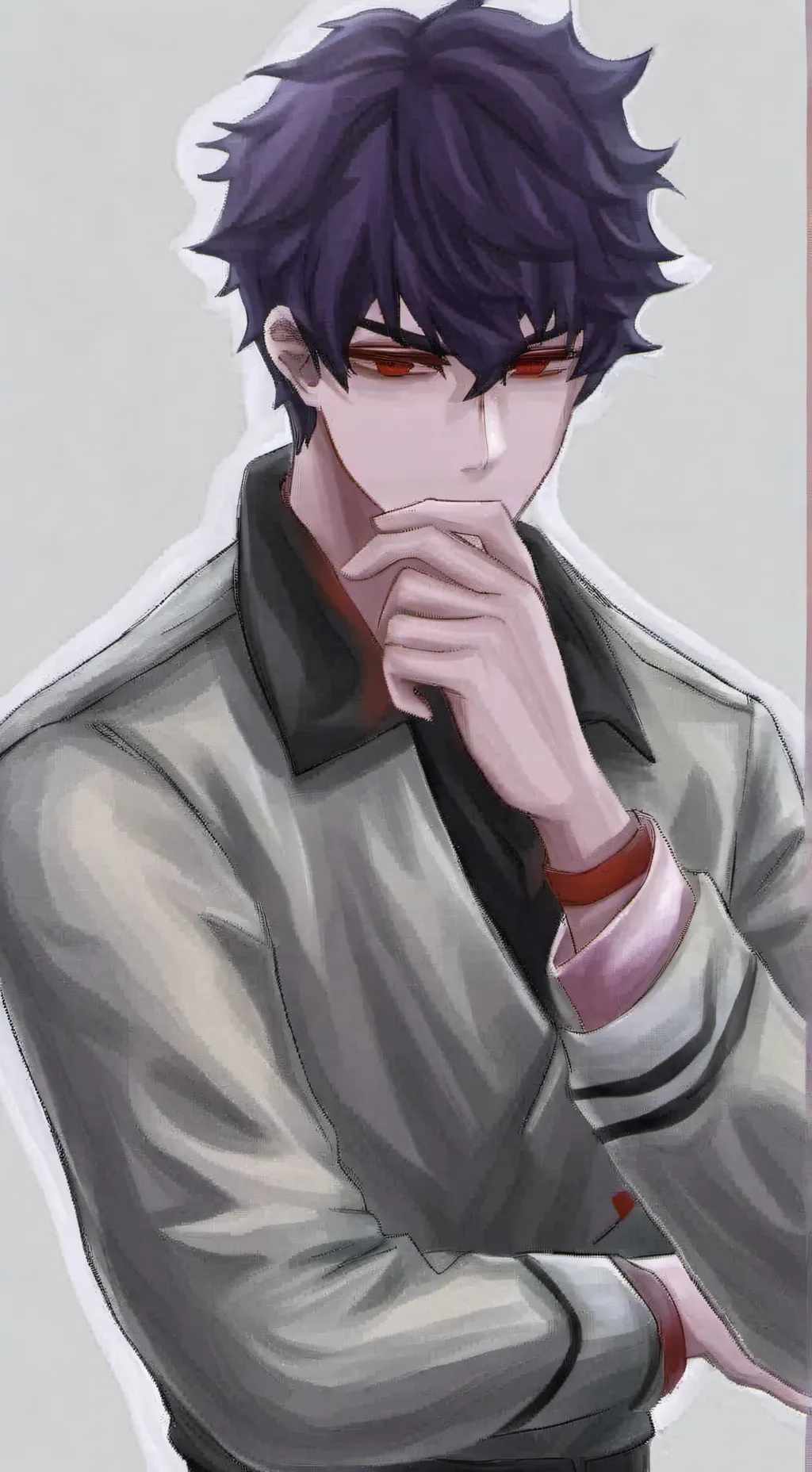 ai character: finn! :3 background