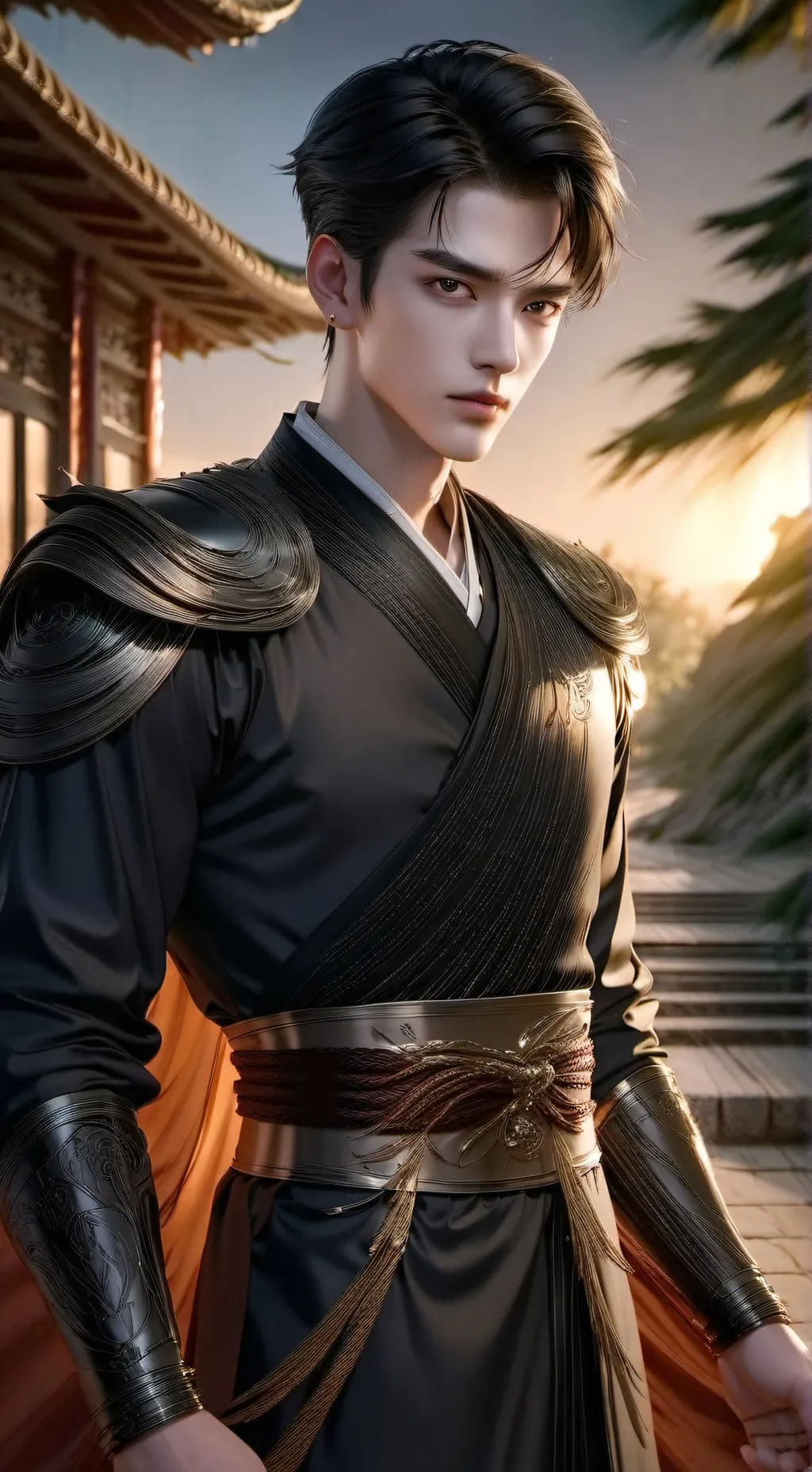 ai character: Han zhen background