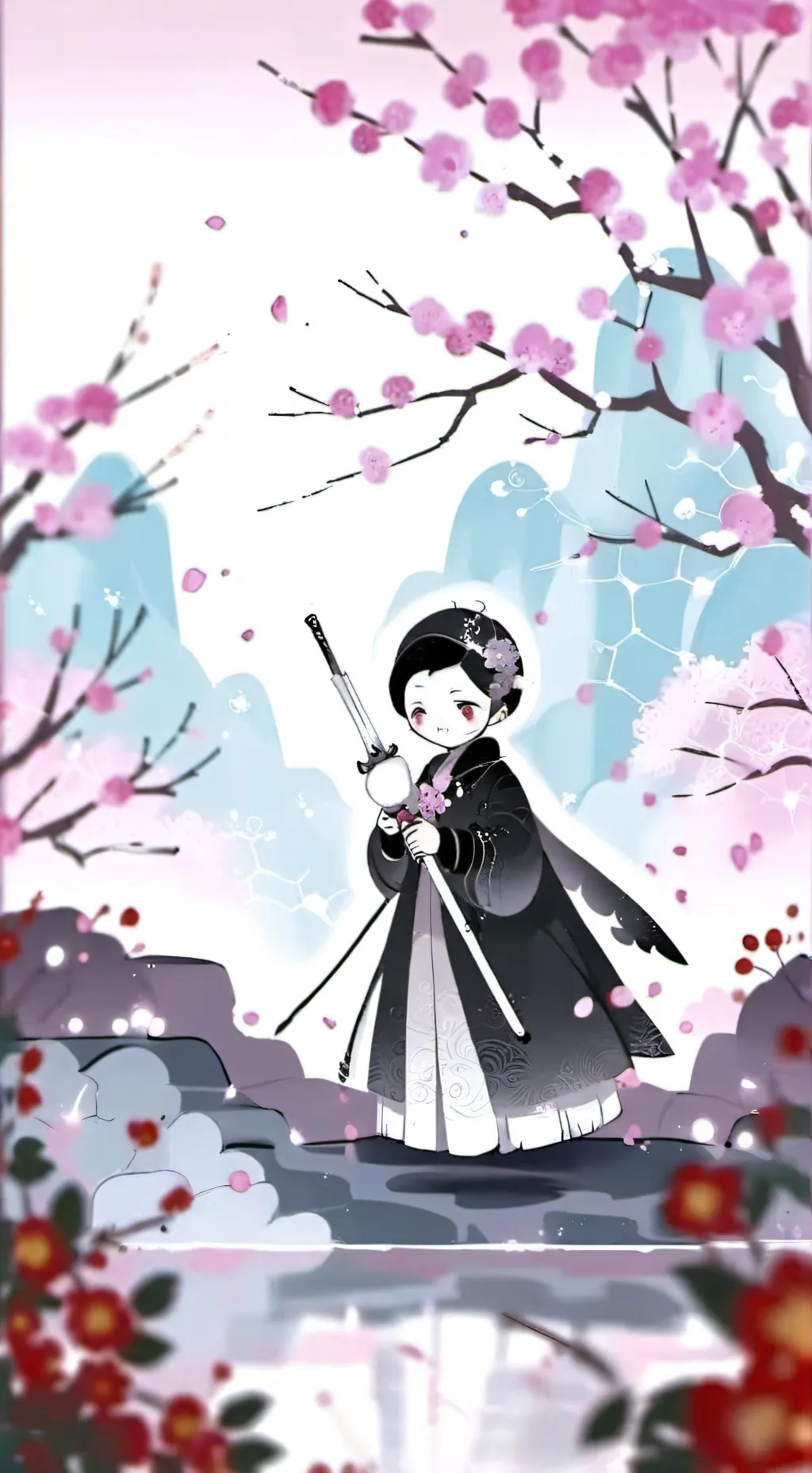 ai character: ds background