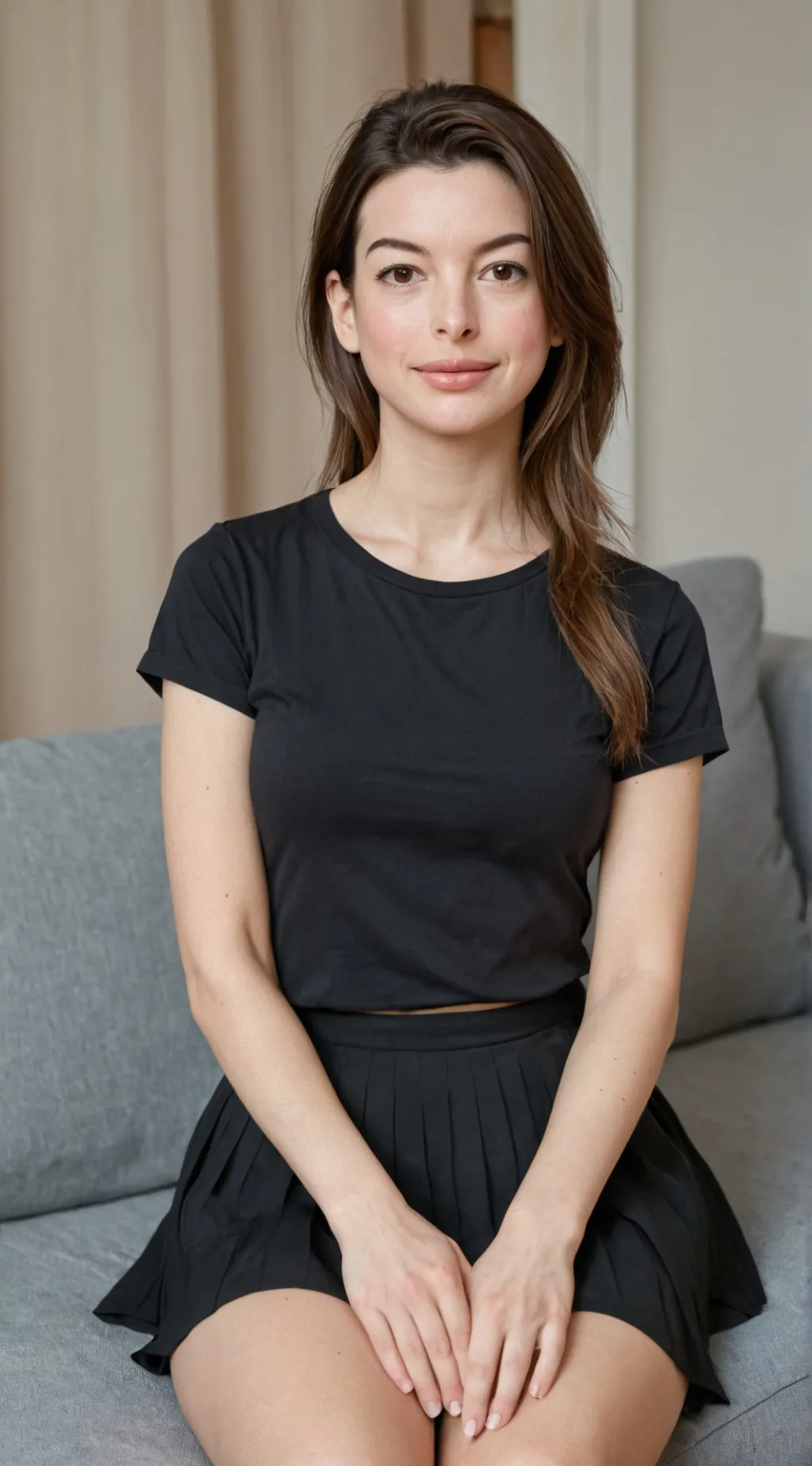 ai character: Anne Hathaway  background