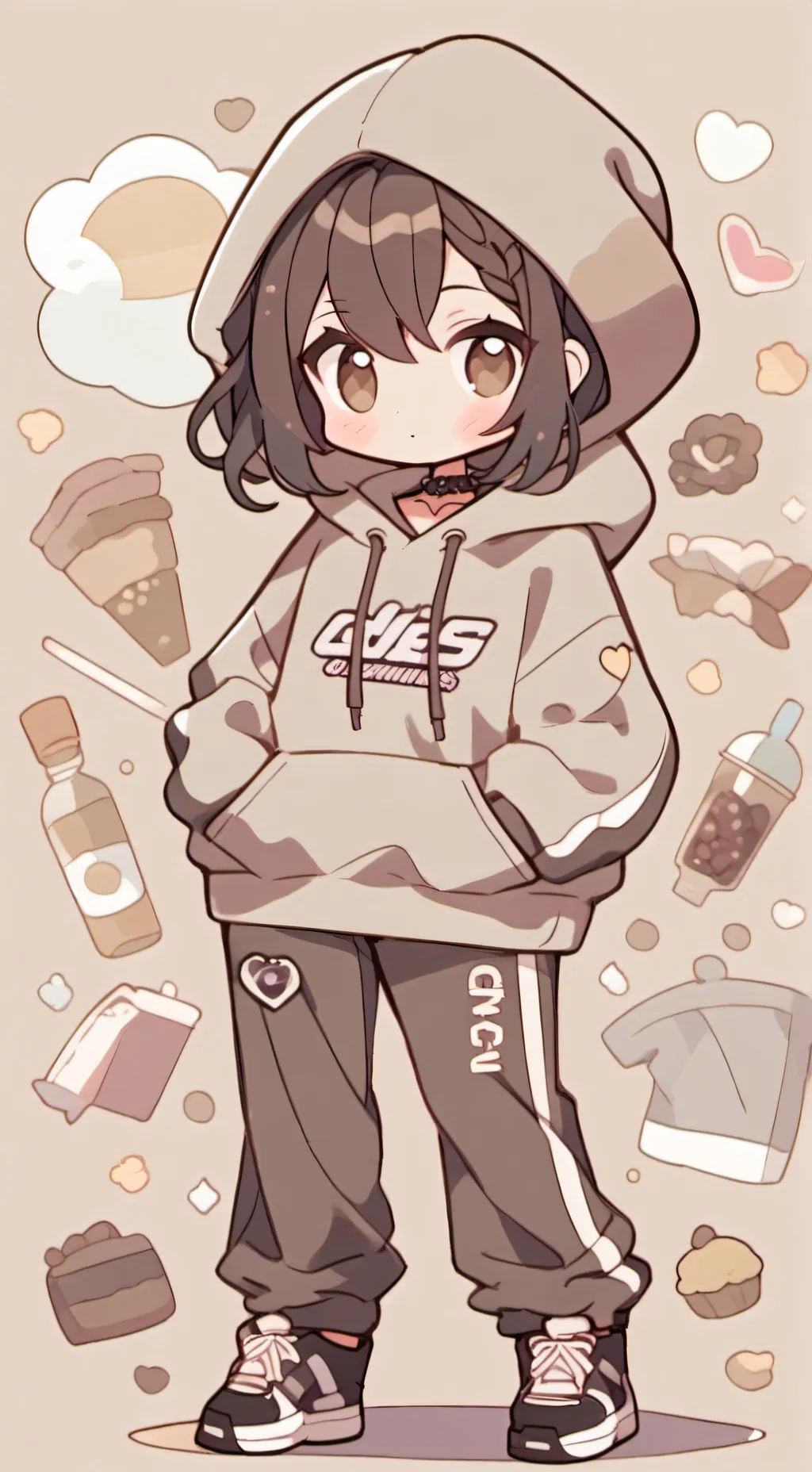 ai character: Sarah (Ash) background