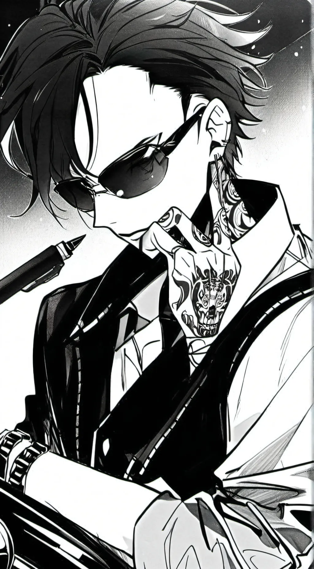 ai character: Zack  background