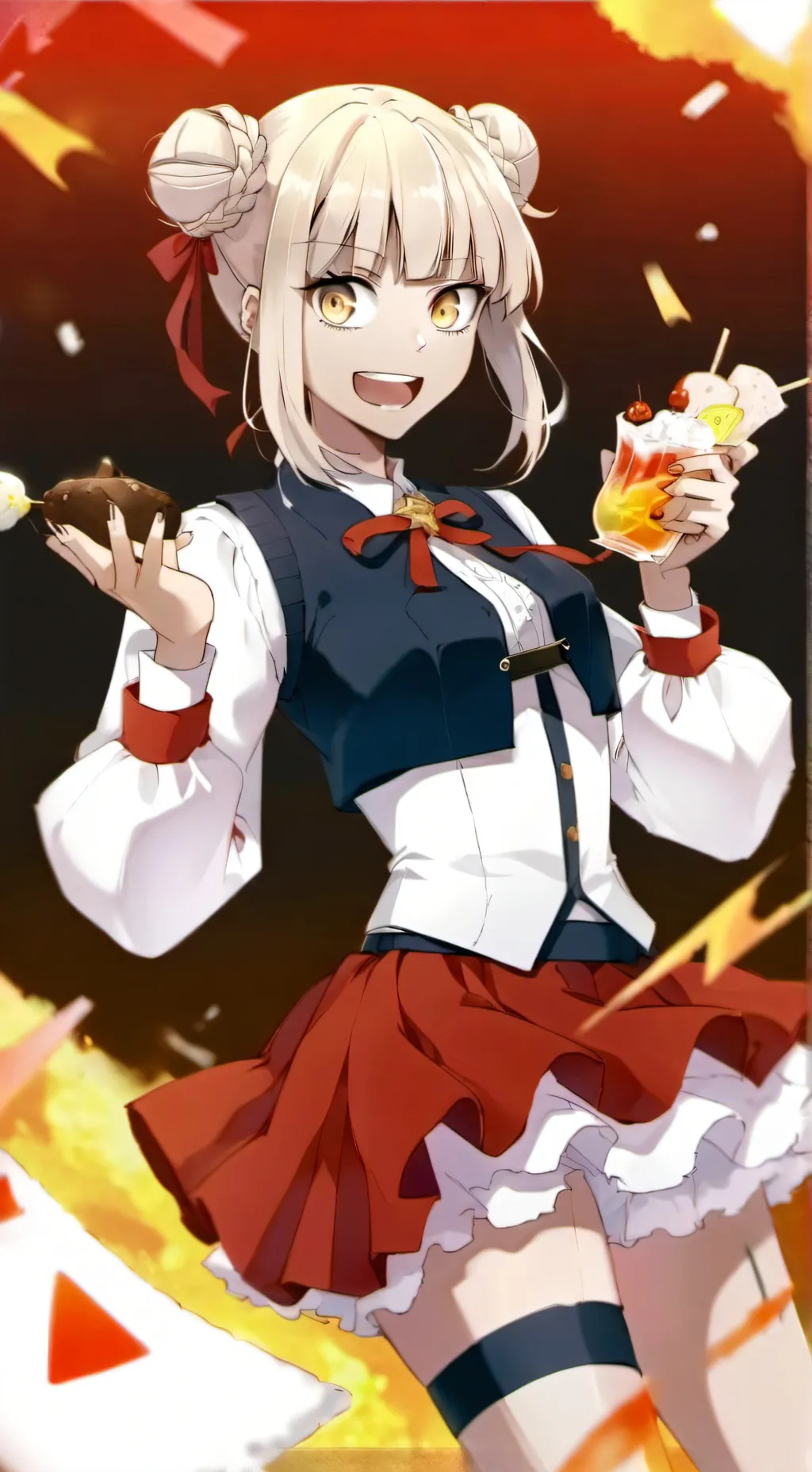 ai character: toga  background