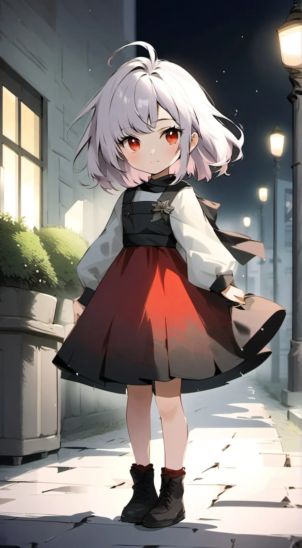 ai character: 影辶 background