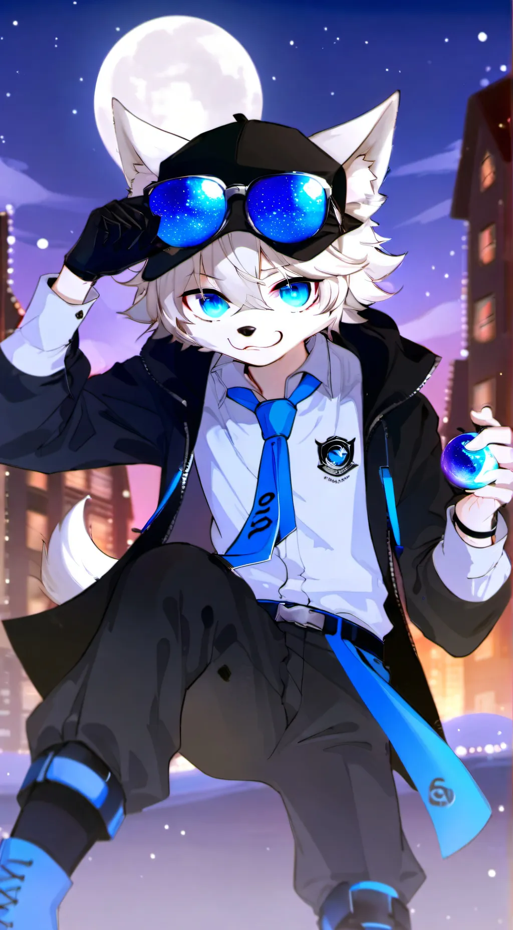 ai character: Furry - Adam background