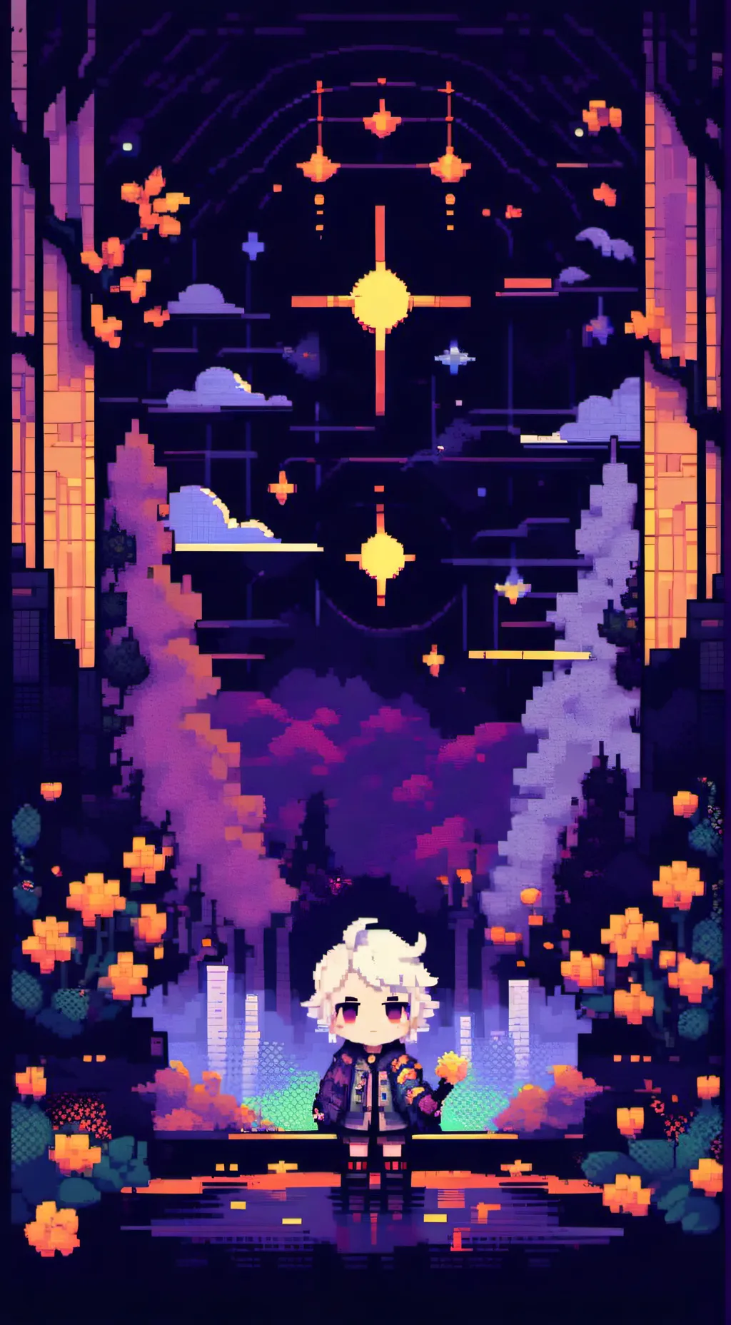 ai character: kny☻ background