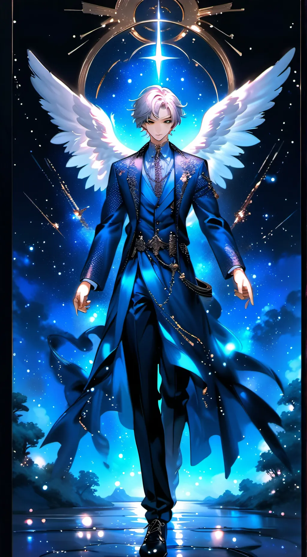 ai character: Raphael  background
