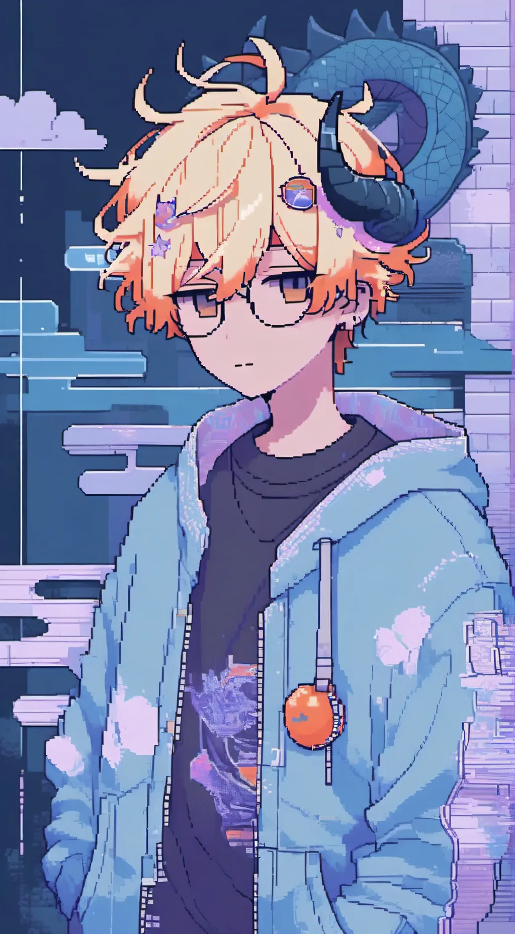 ai character: Elliot  background