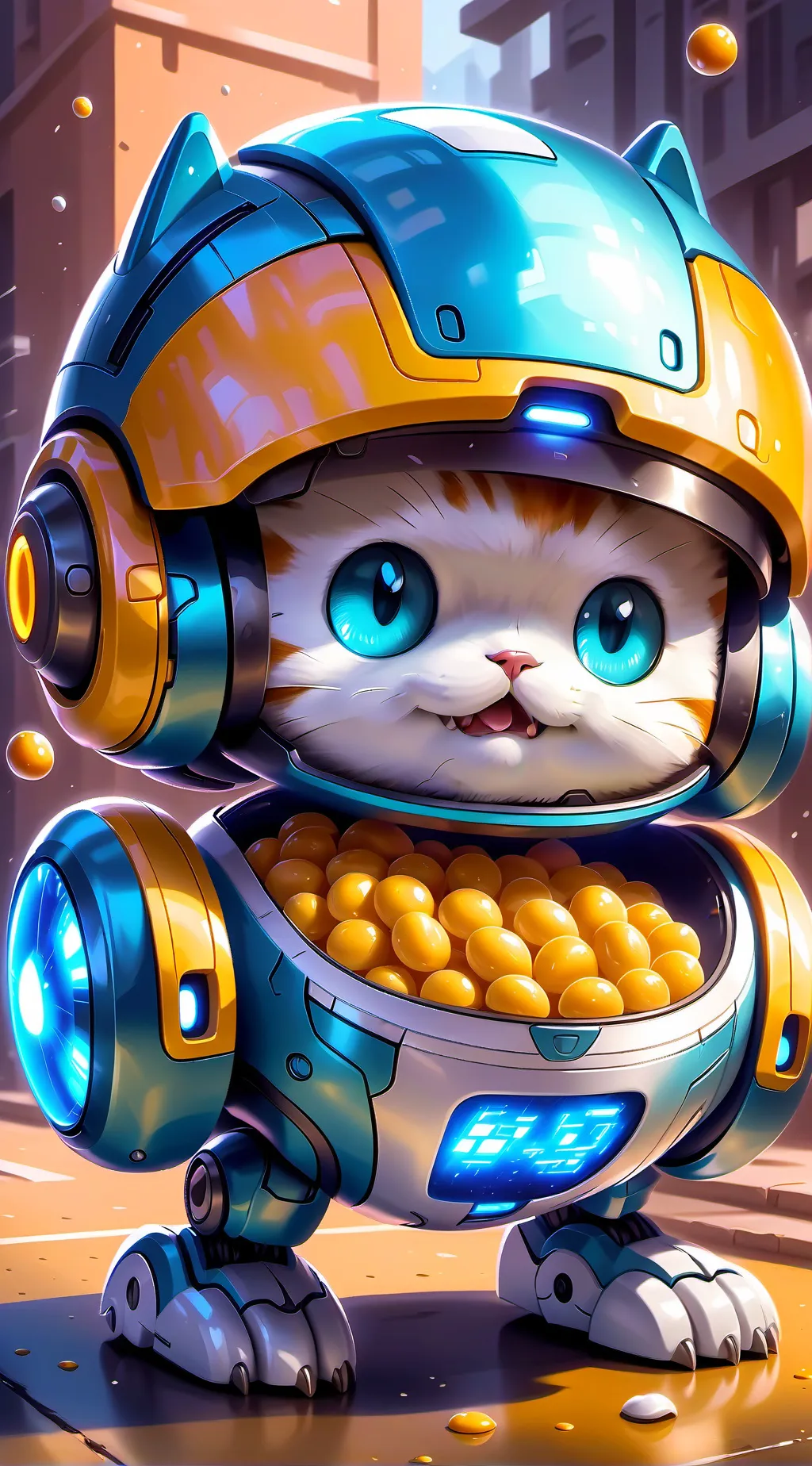 ai character: Doraemon background