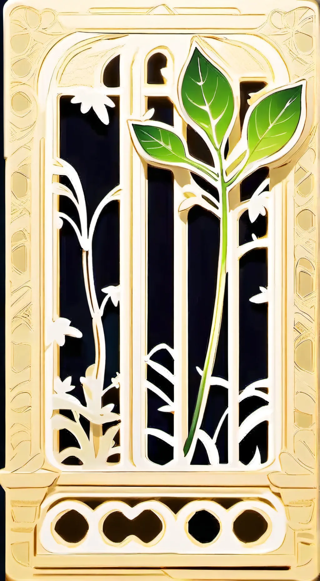 ai character: sprout background
