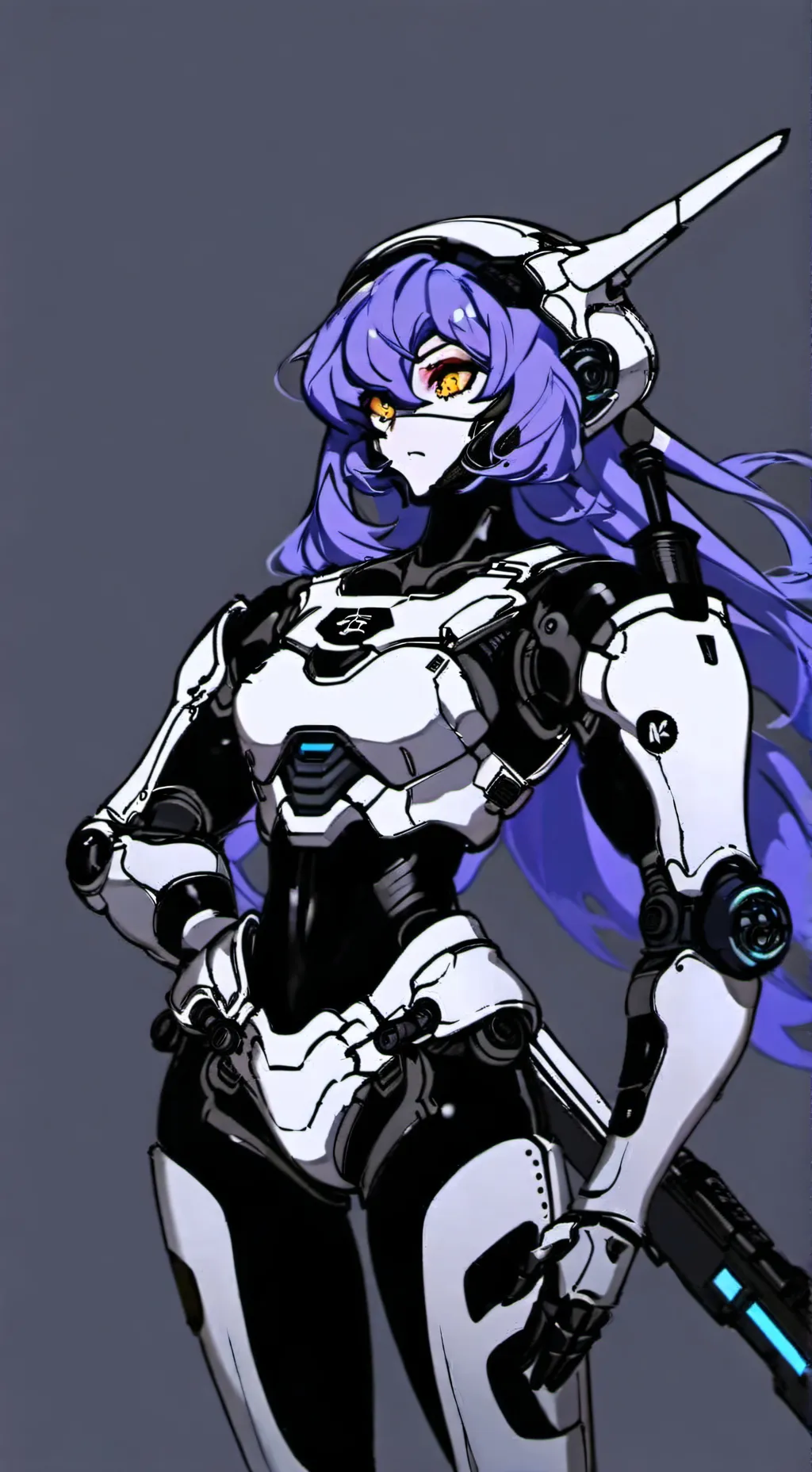 ai character: V x Uzi (Vuzi) background
