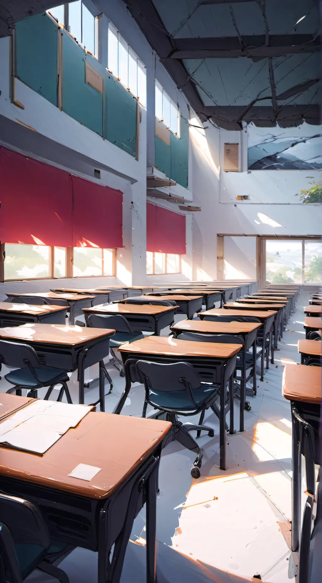 ai character: Classroom background