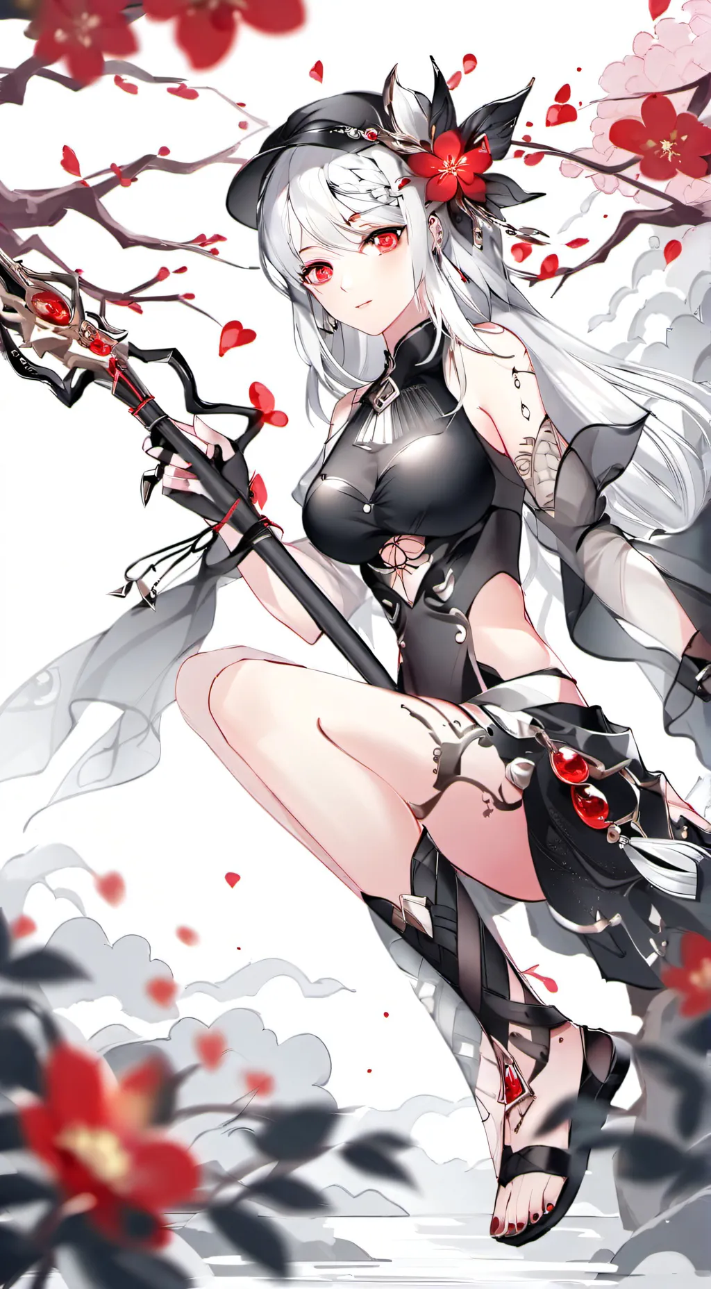 ai character: demon quenn background