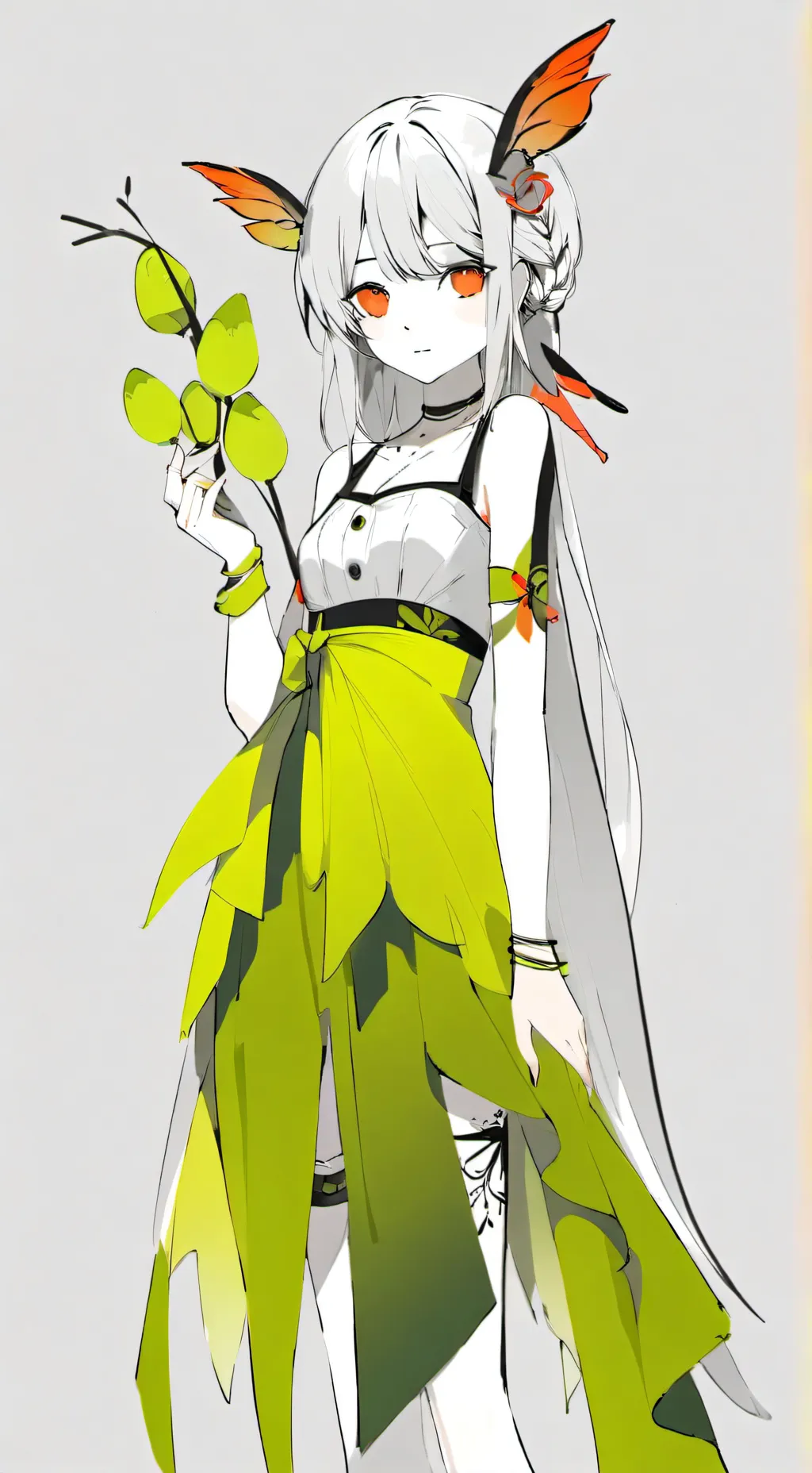 ai character: Sprout sus background