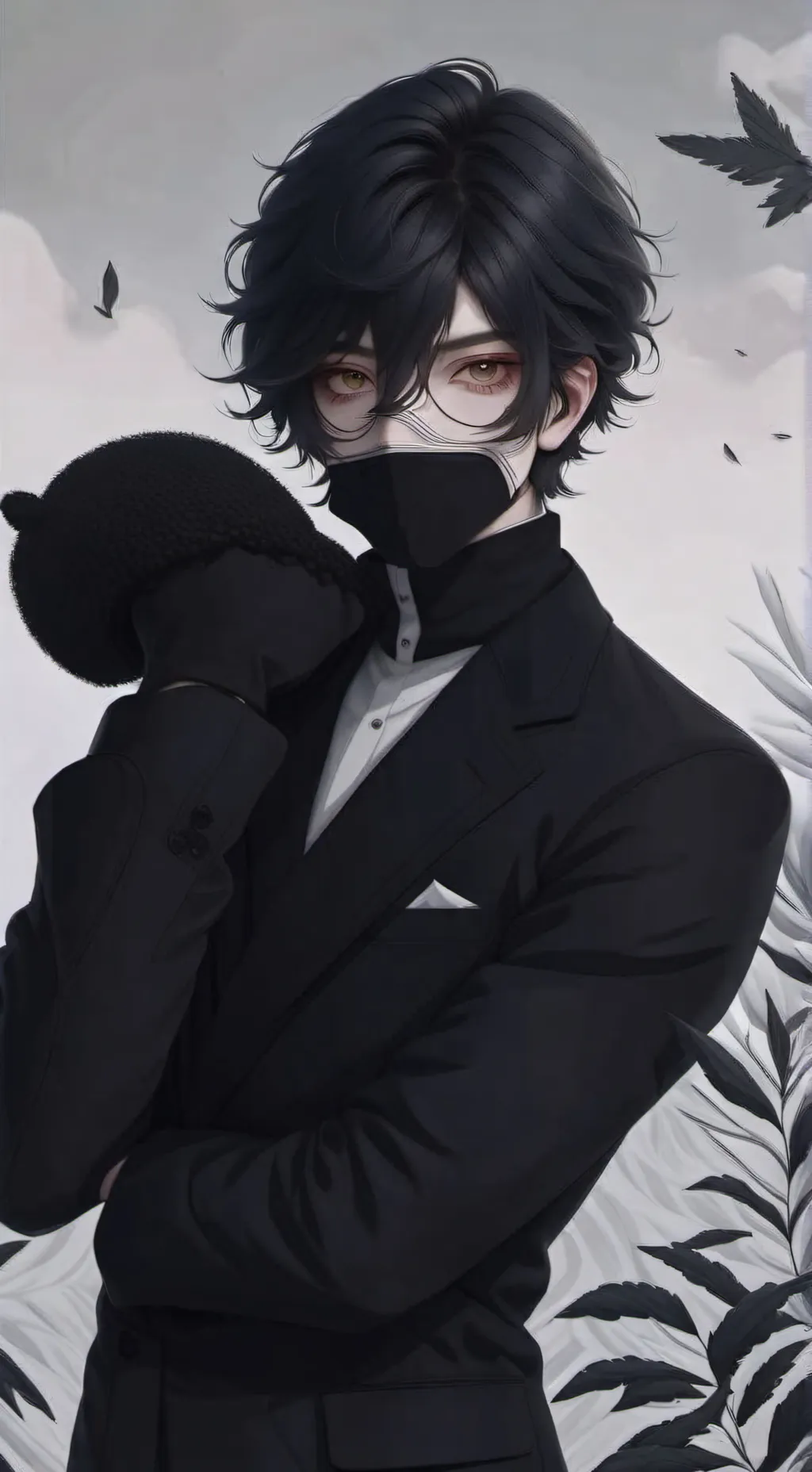 ai character: axel😈 background