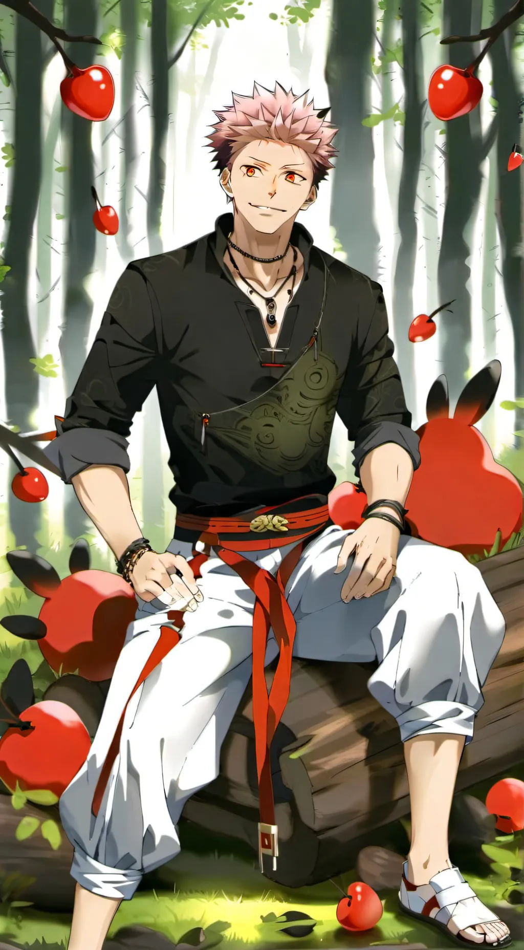 ai character: sukuna  background