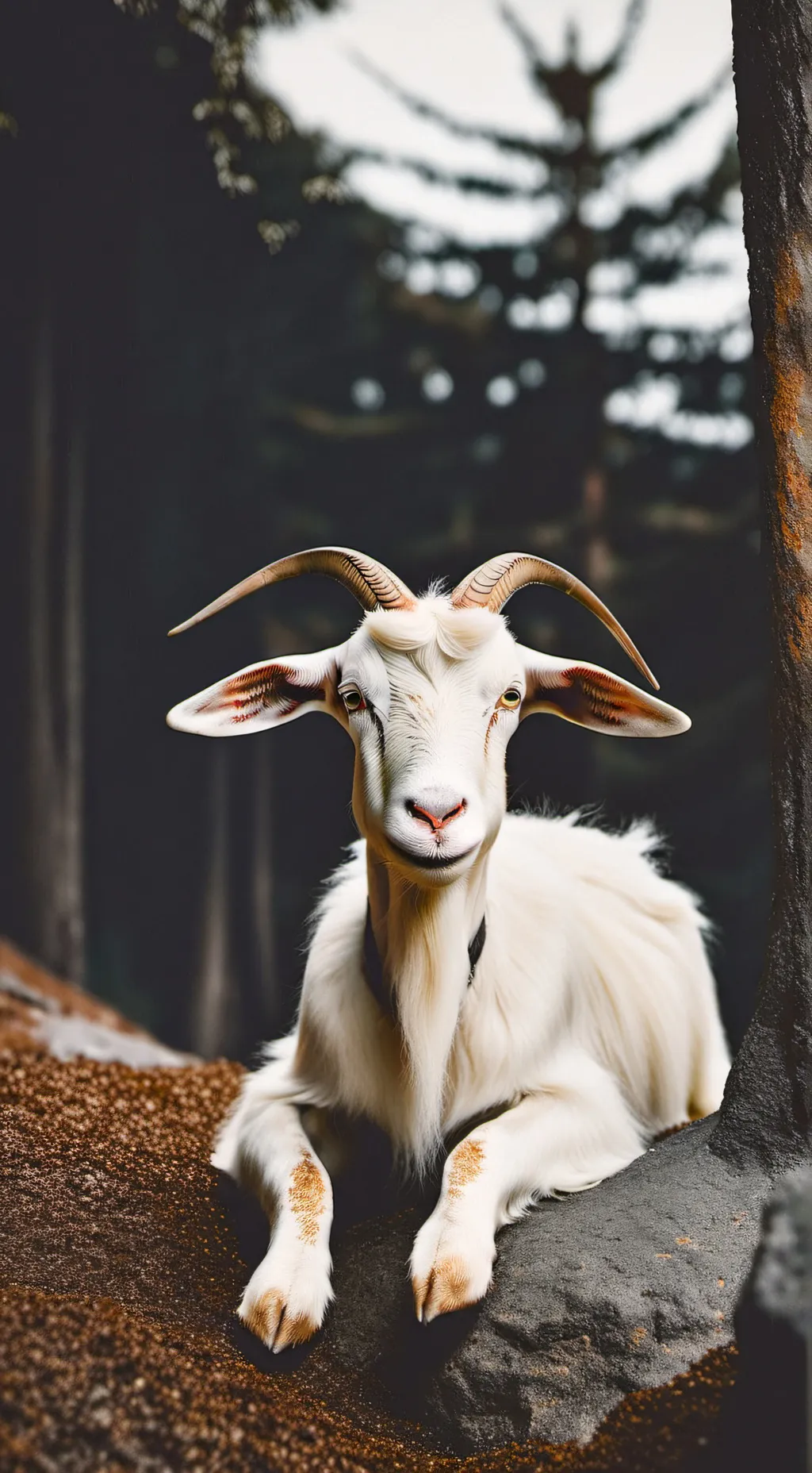ai character: classic goat background