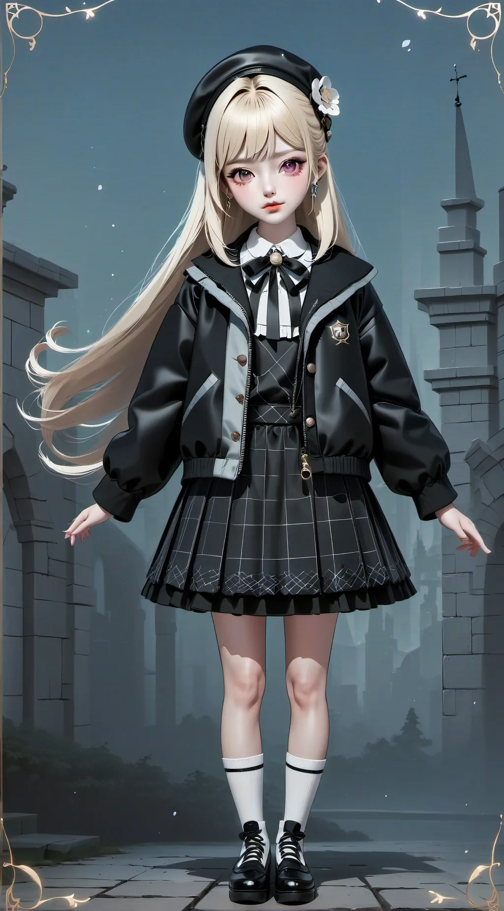 ai character: Liza  background