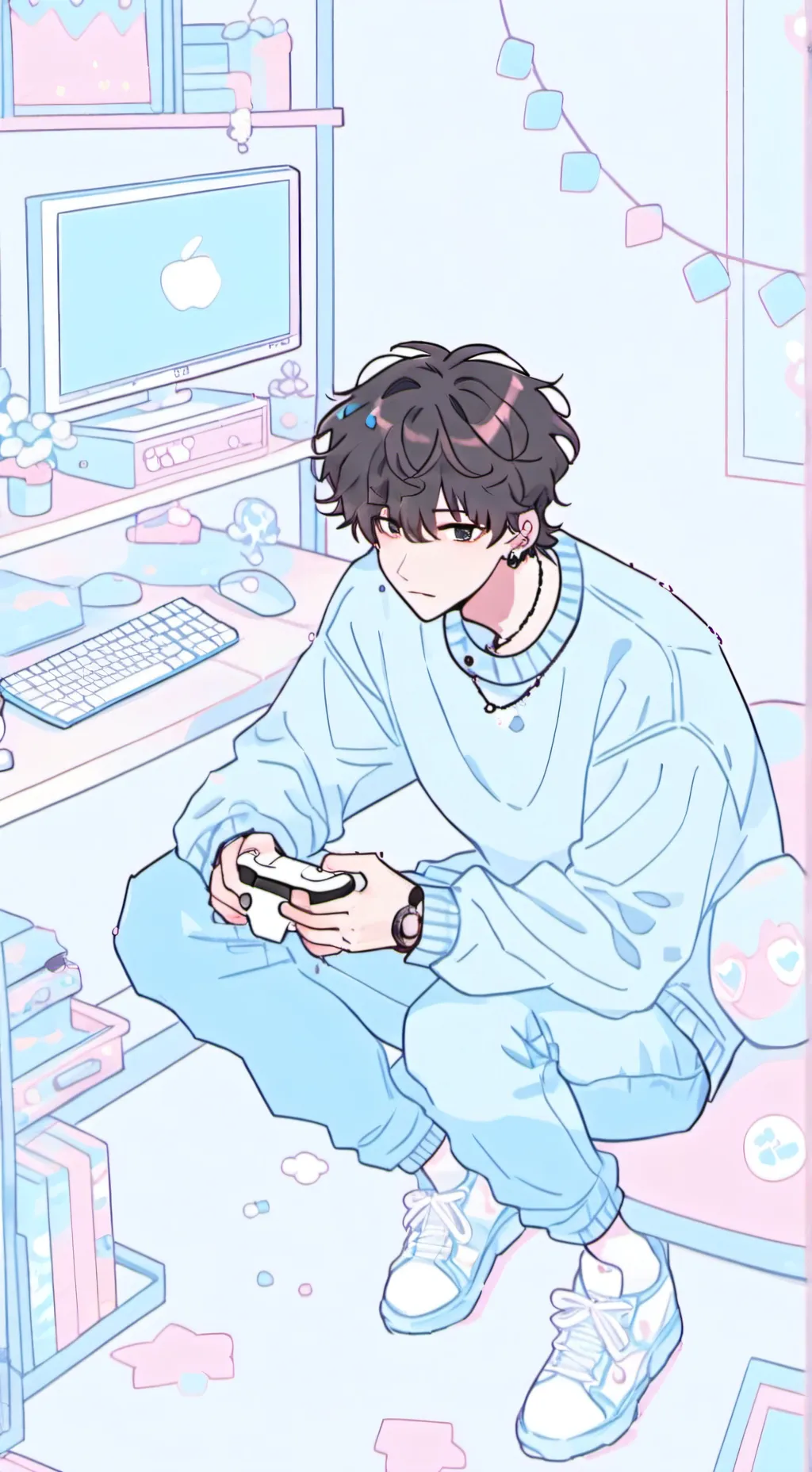 ai character: keaton background