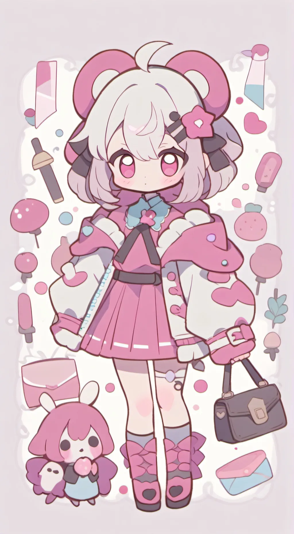 ai character: mha  background
