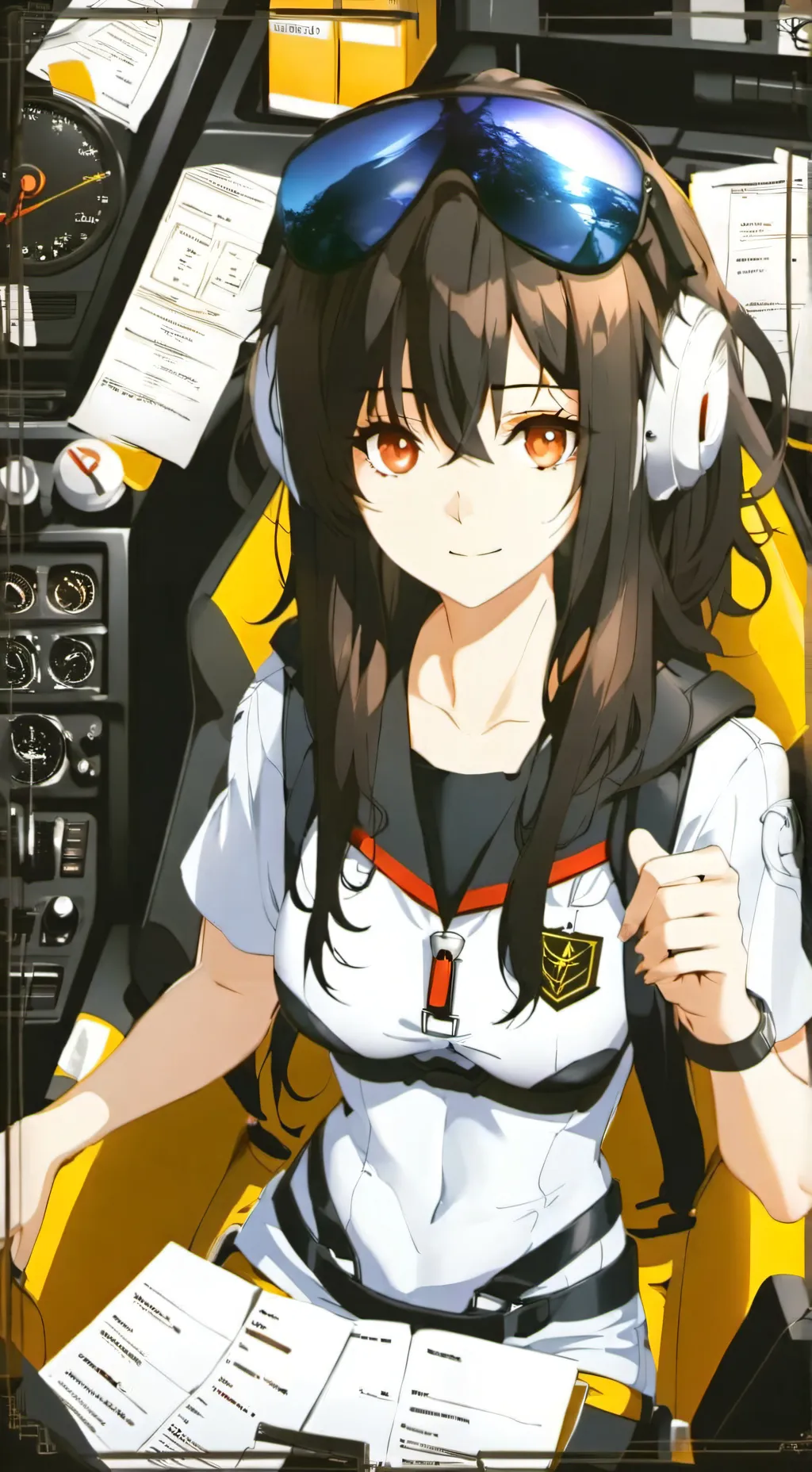 ai character: Pilot Ava background
