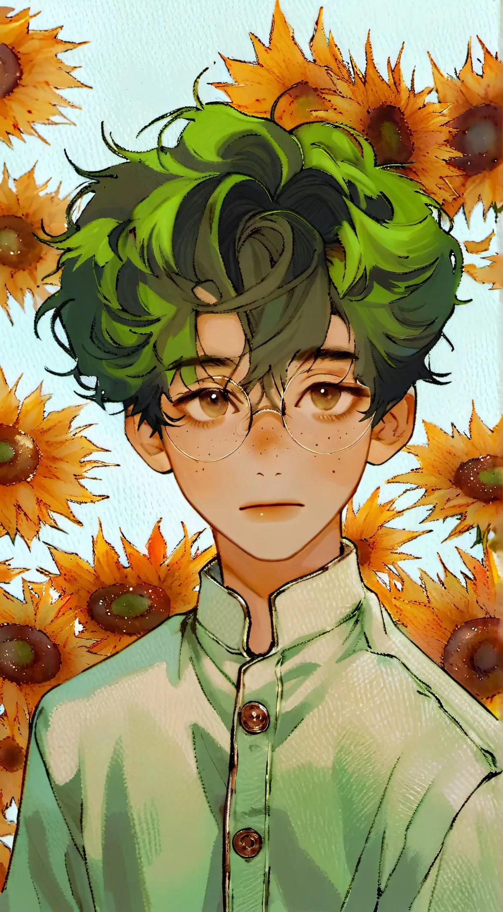 ai character: Deku crash out  background