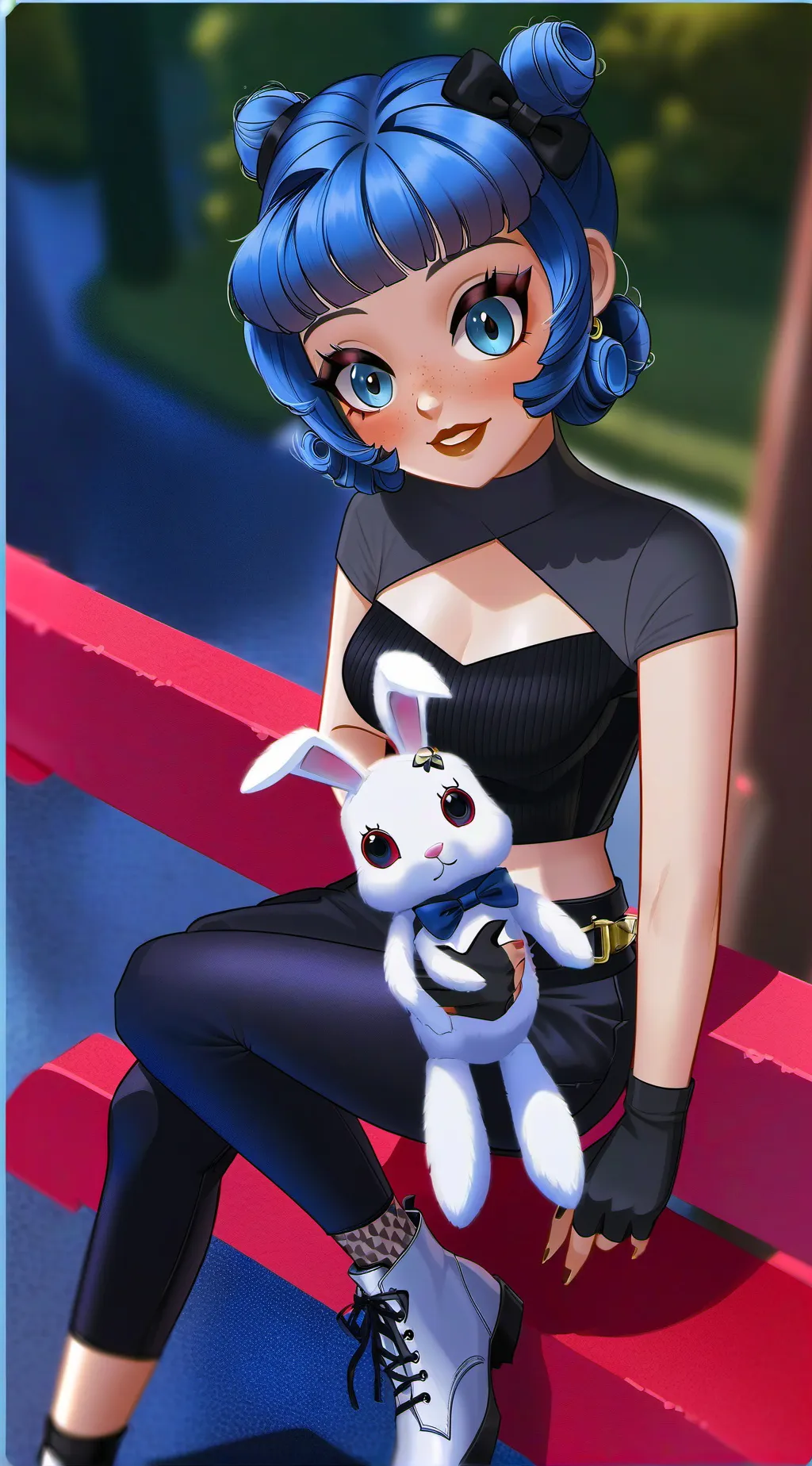 ai character: Lona background