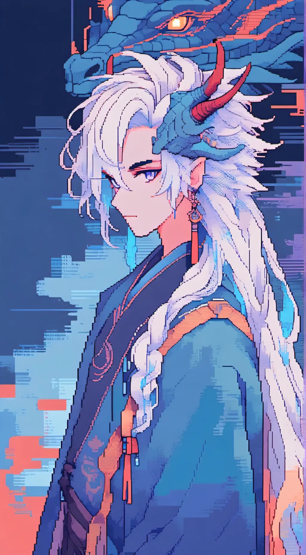 ai character: Thiag (human xd) background