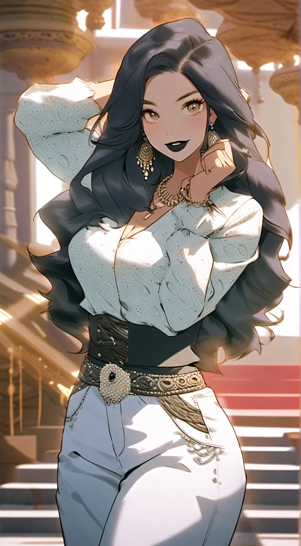 ai character: Sarah  background
