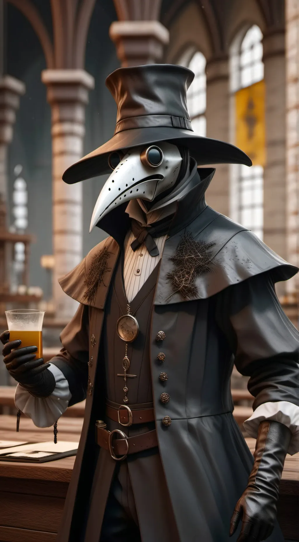 ai character: SCP-049"thedoctor" background