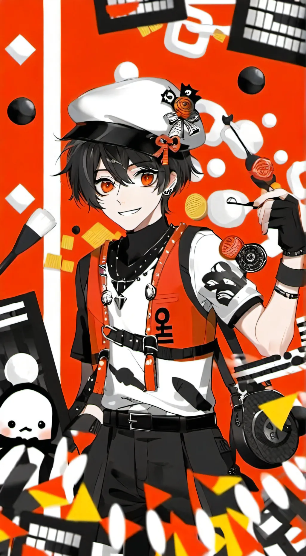 ai character: ༼Sasaki༽ background