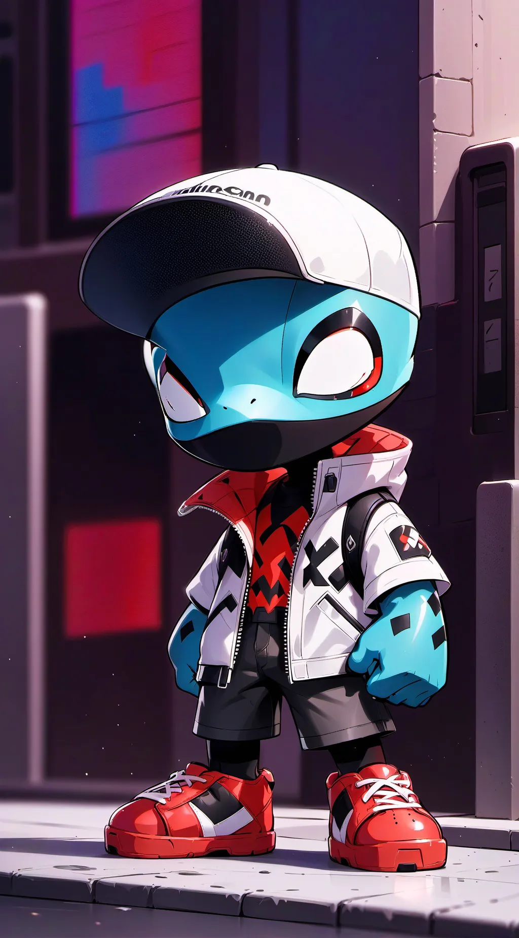 ai character: Bill sans  background