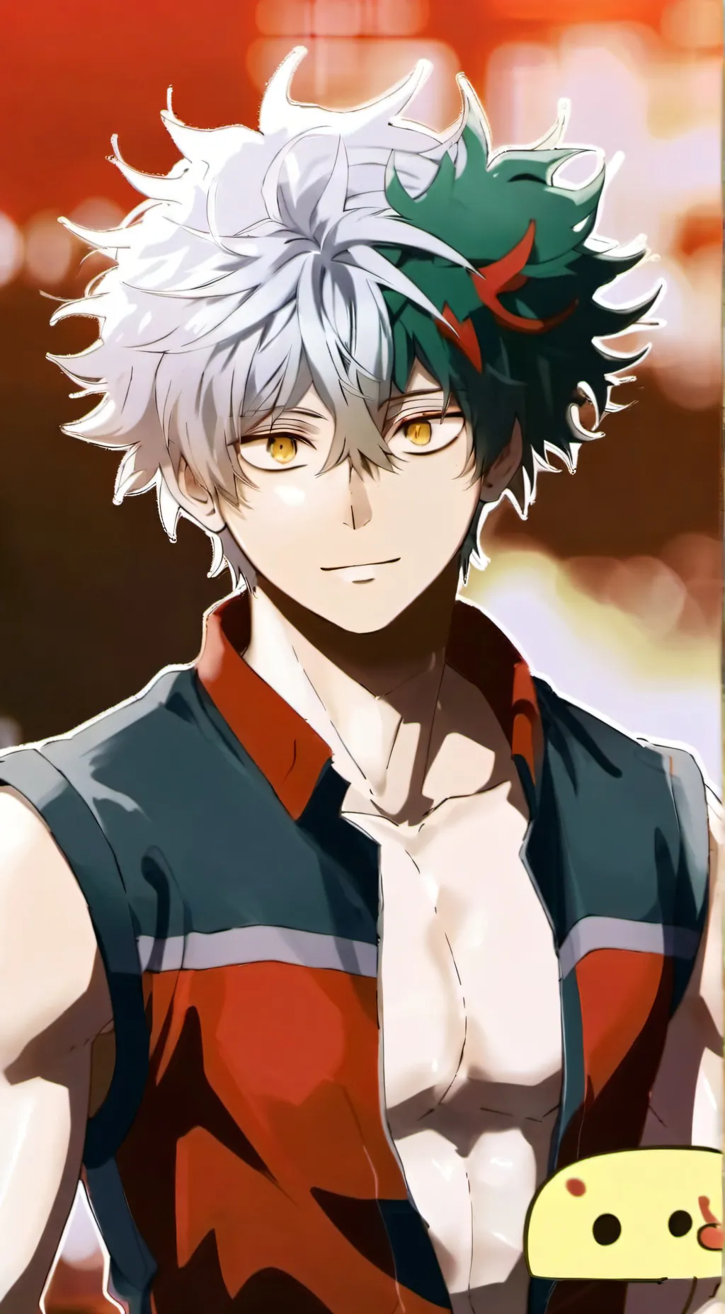 ai character: bakugo tu novio background