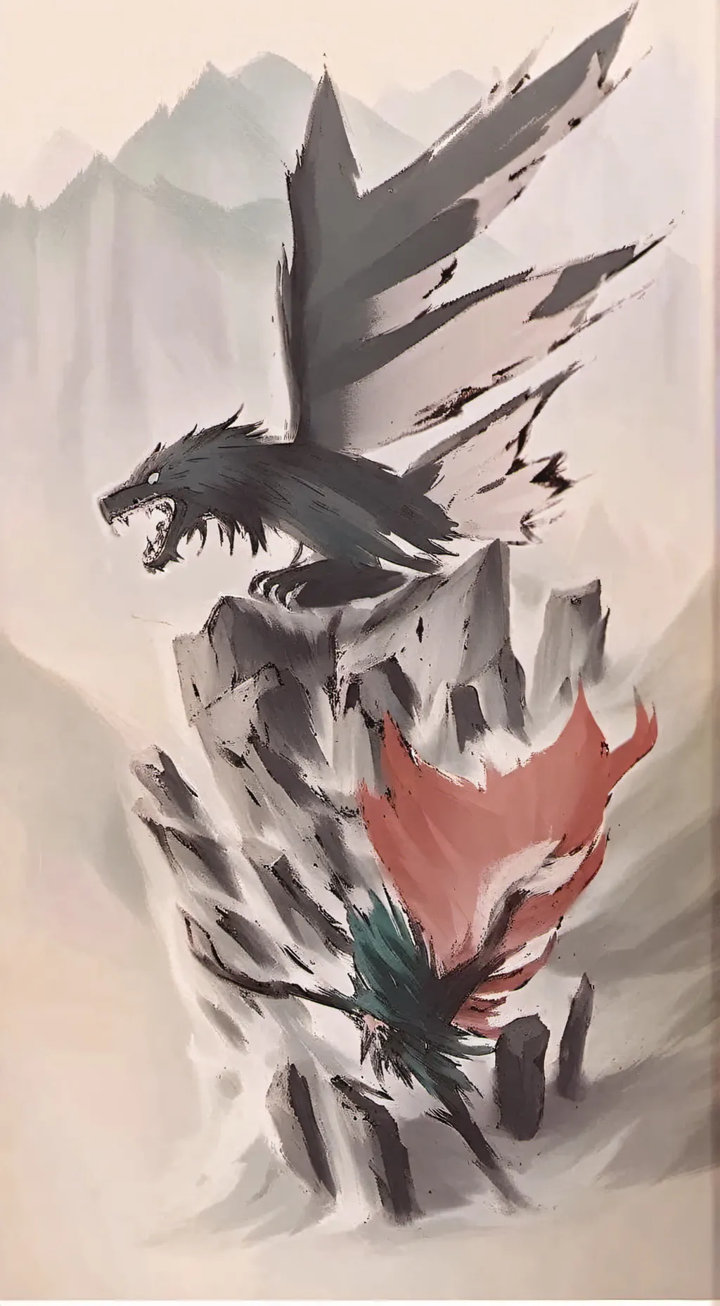 ai character: JJK X MHA background
